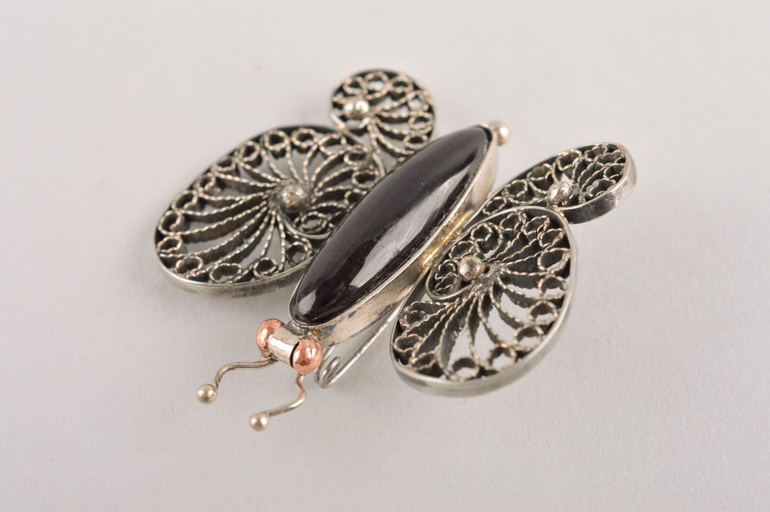 Broche hecho a mano con forma de mariposa accesorio de moda regalo personalizado foto 3