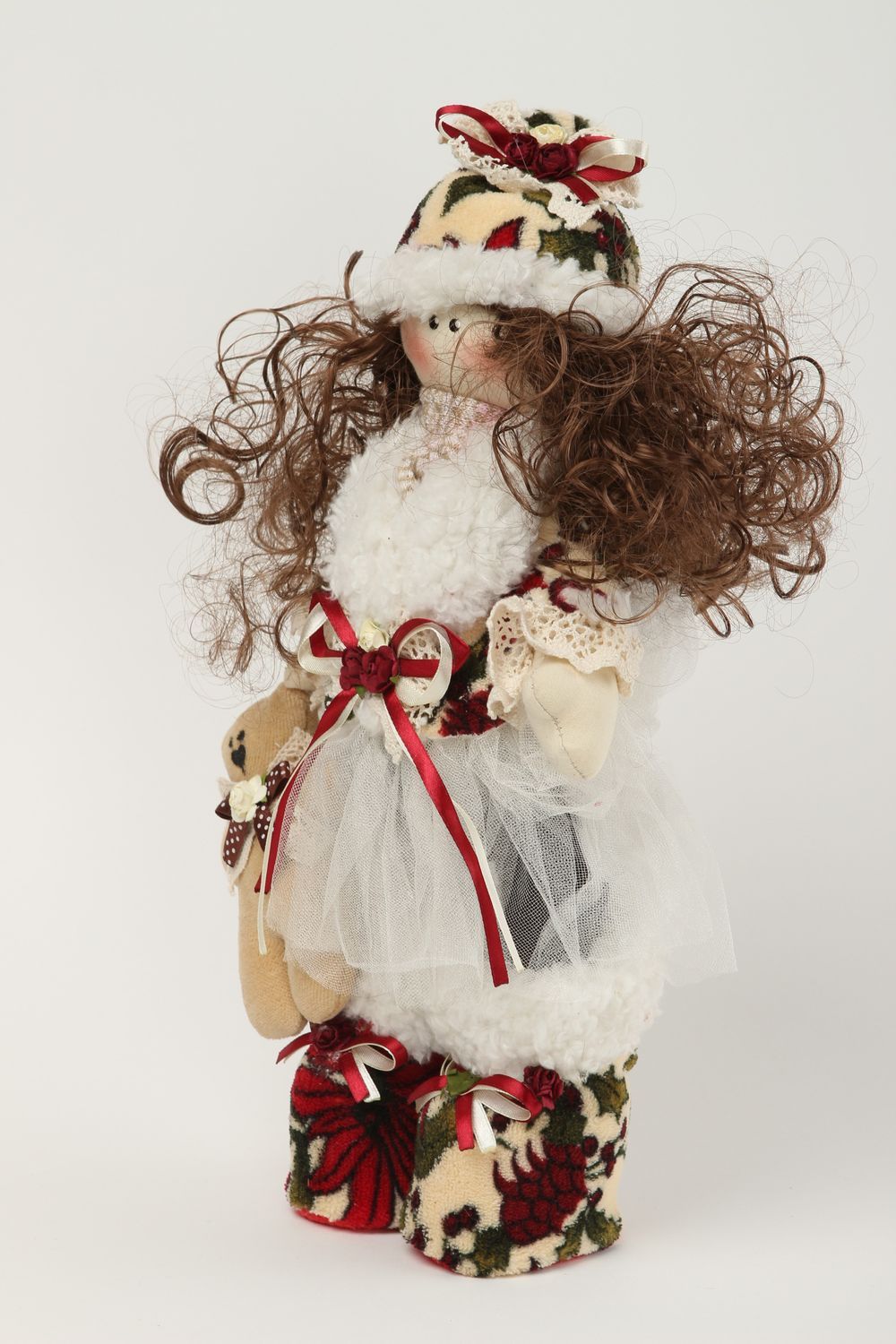 Handmade künstlerische Designer Puppe Stoff Spielzeug schöne Puppe im Kleid foto 2