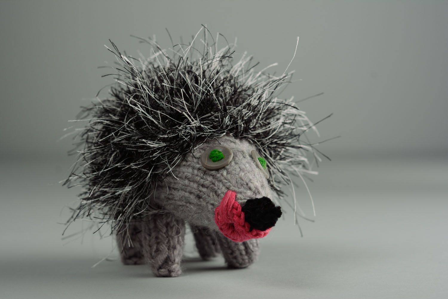 Knitted toy Hedgehog photo 1