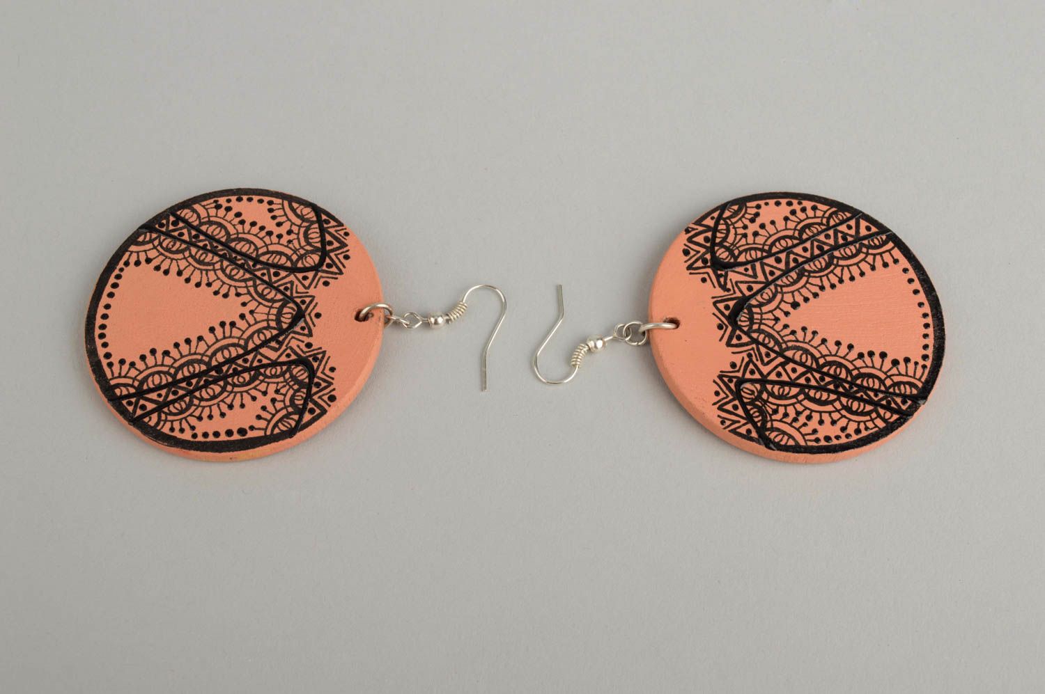 Handcrafted jewelry womens earrings wooden jewelry designer earrings gift ideas photo 3