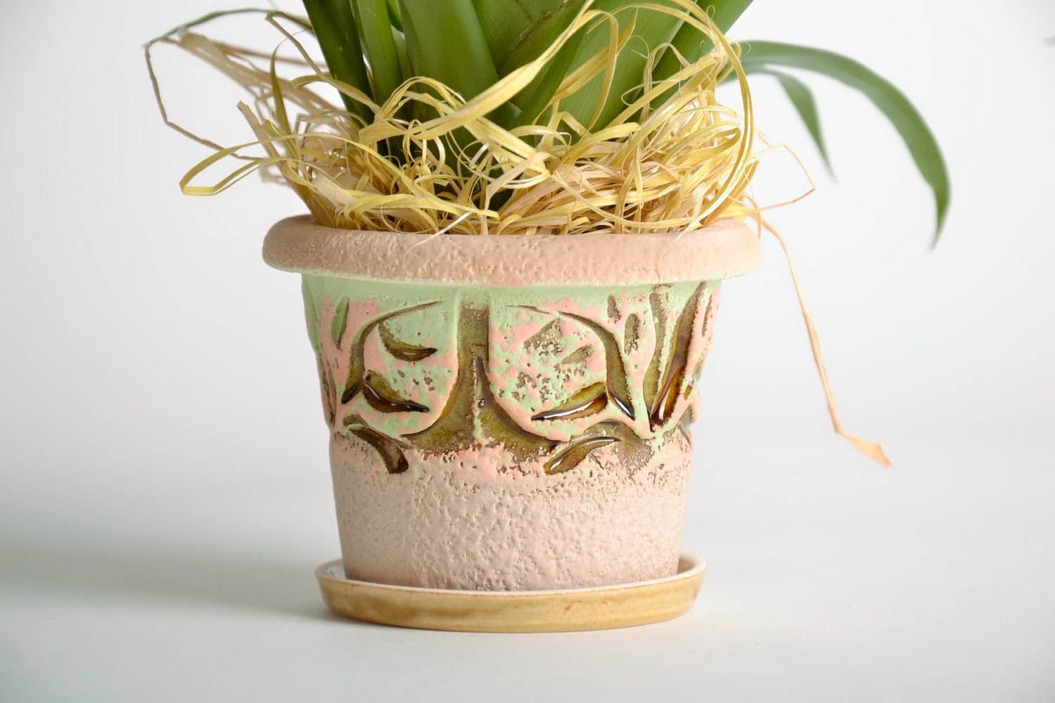  Blumentopf aus Keramik foto 1