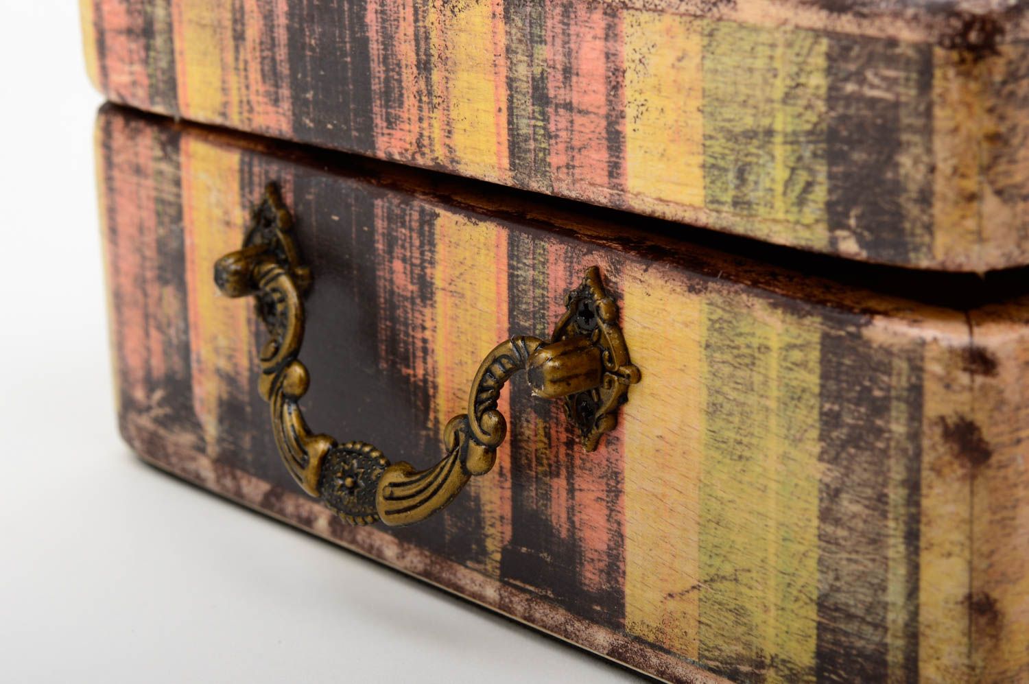Handcrafted tea box handmade wooden jewelry box interior ideas home decor photo 3