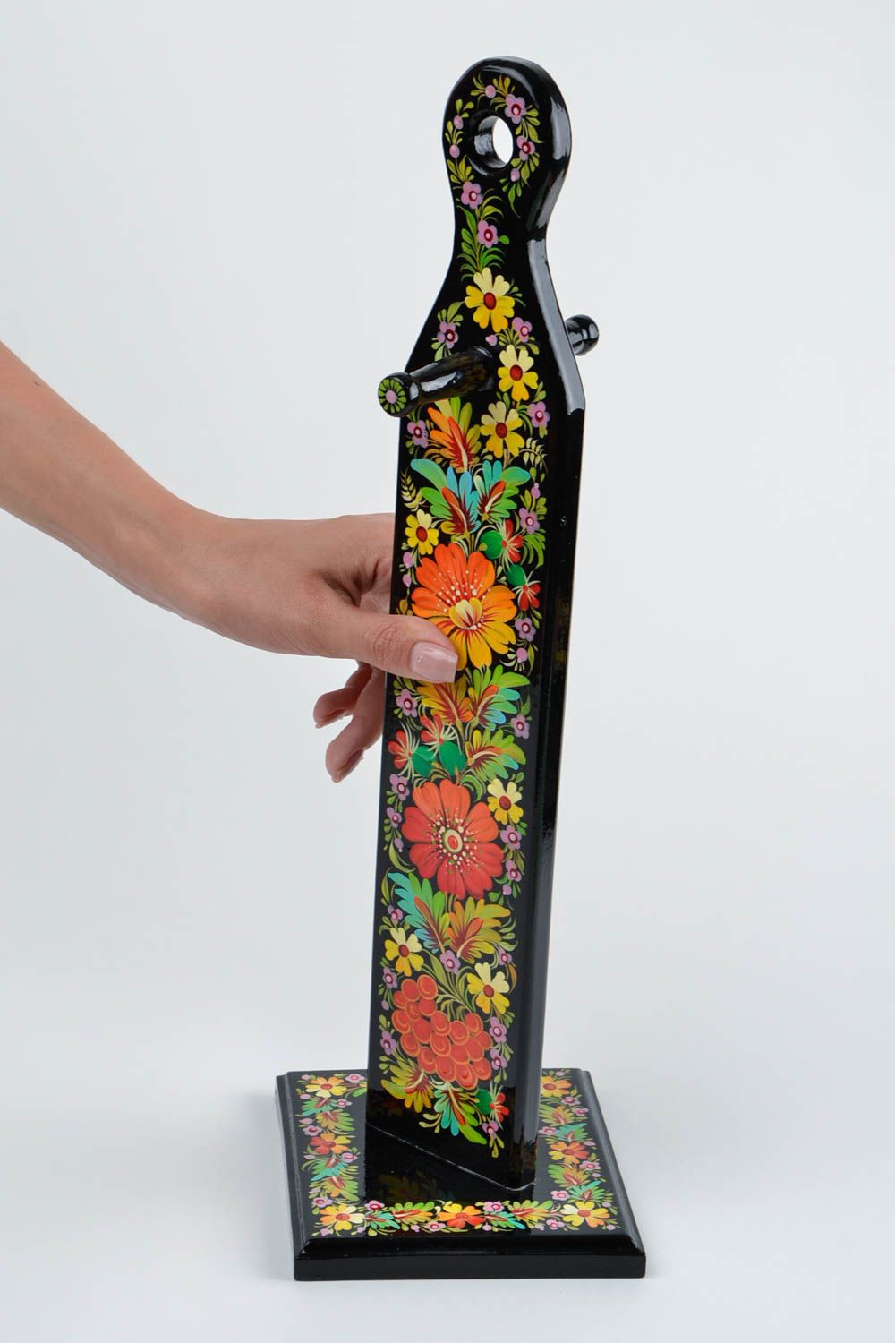 Tabla de madera decorada hecha a mano utensilio de cocina regalo para mujeres foto 2