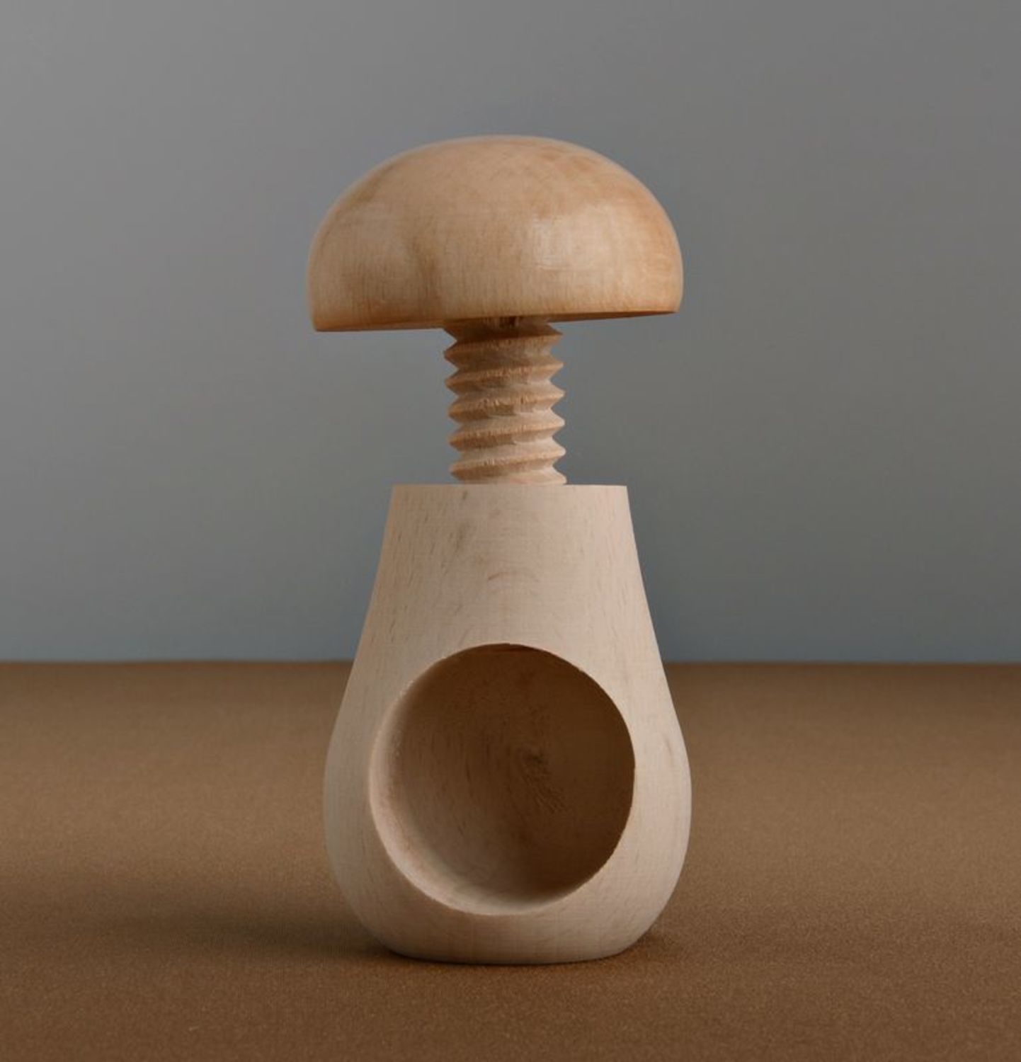Wooden nutcracker Mushroom photo 4