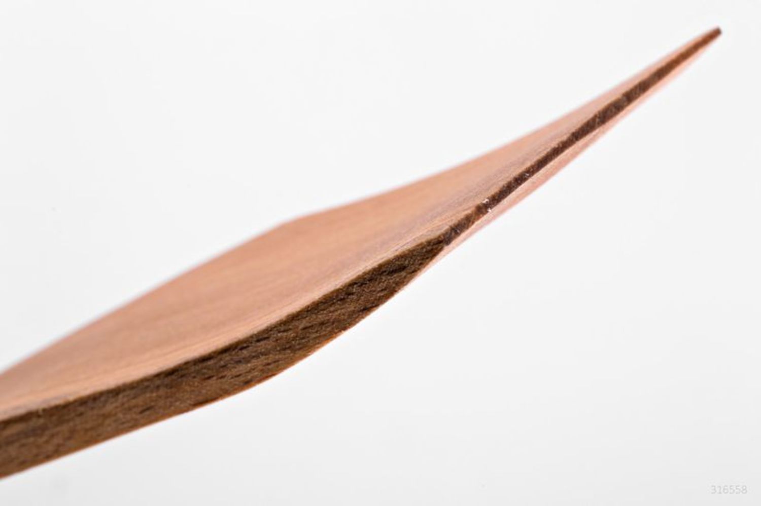 Paletta di legno per cucina fatta a mano Cucchiaio di legno Posate di legno
 foto 5