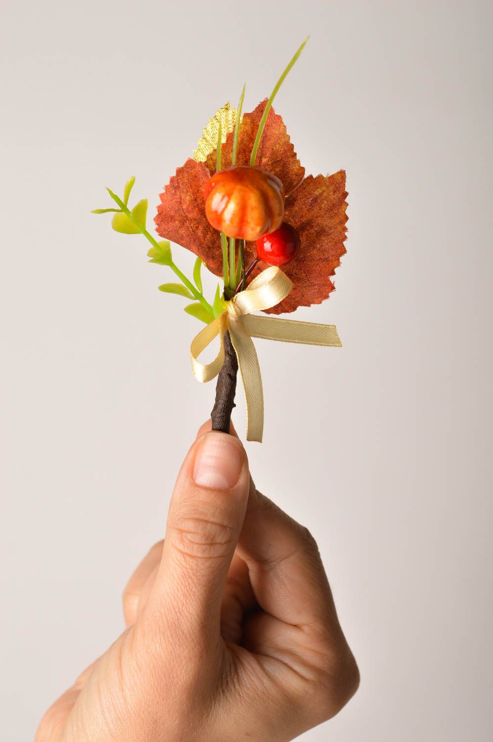 Ramillete de flores hecho a mano adorno para boda artesanal flores decorativas foto 3