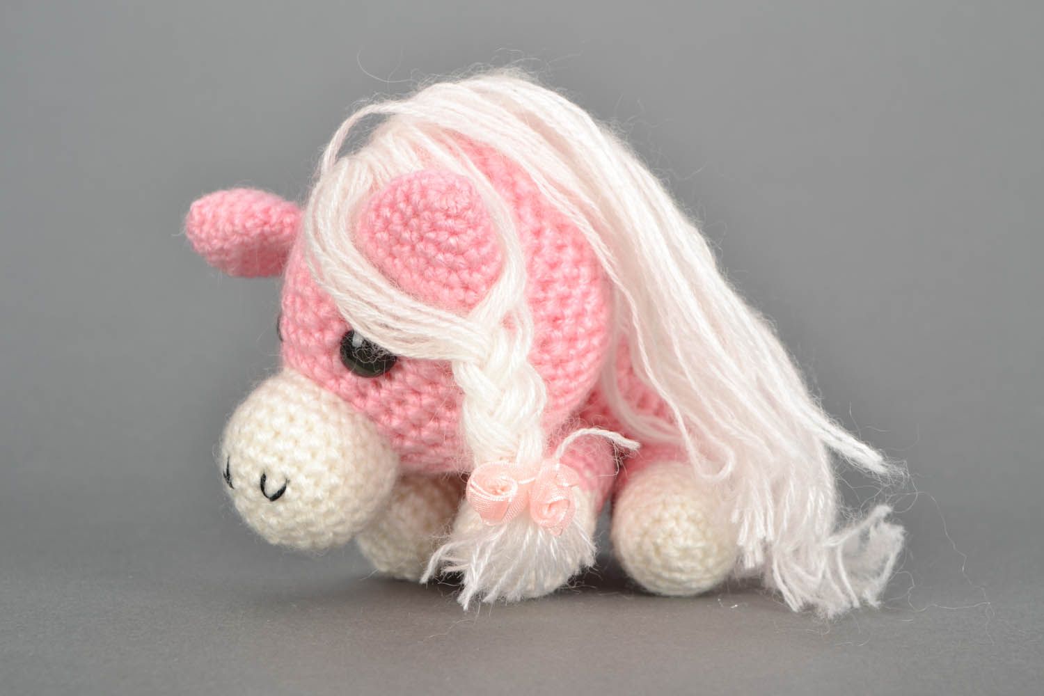 Brinquedo pingente de malha tricotado de fios de algodão foto 2