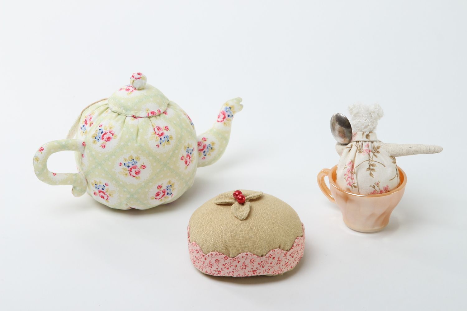 Handmade soft toy 3 pieces funny toys cool rooms gift ideas decorative use only photo 4