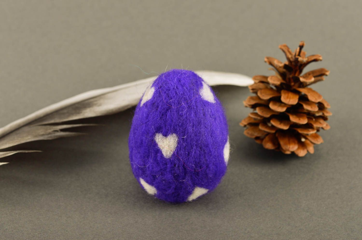 Handmade violettes Filz Spielzeug Ei Geschenk für Kinder kreatives Spielzeug  foto 1