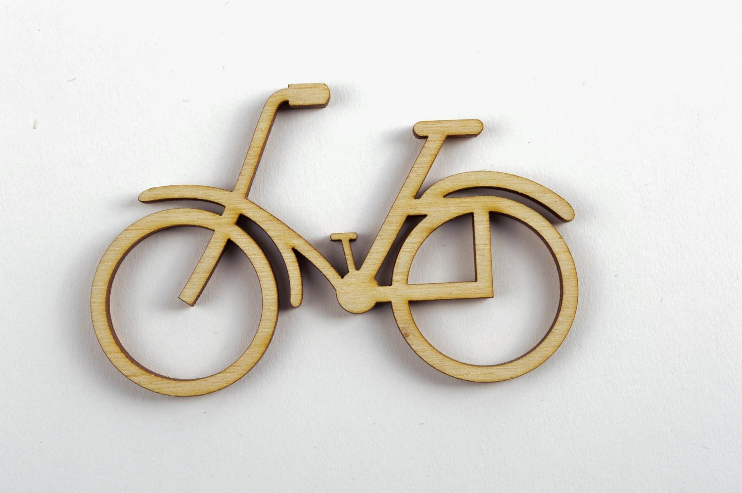 Forme en bois à peindre fait main Bicyclette Loisirs créatifs écologique photo 5