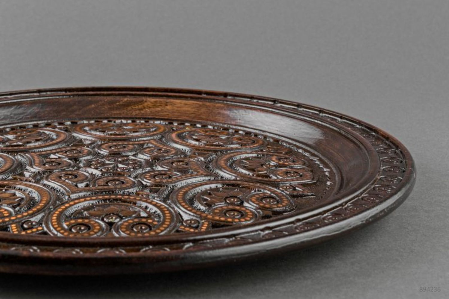 Decorative plate with inlay photo 2