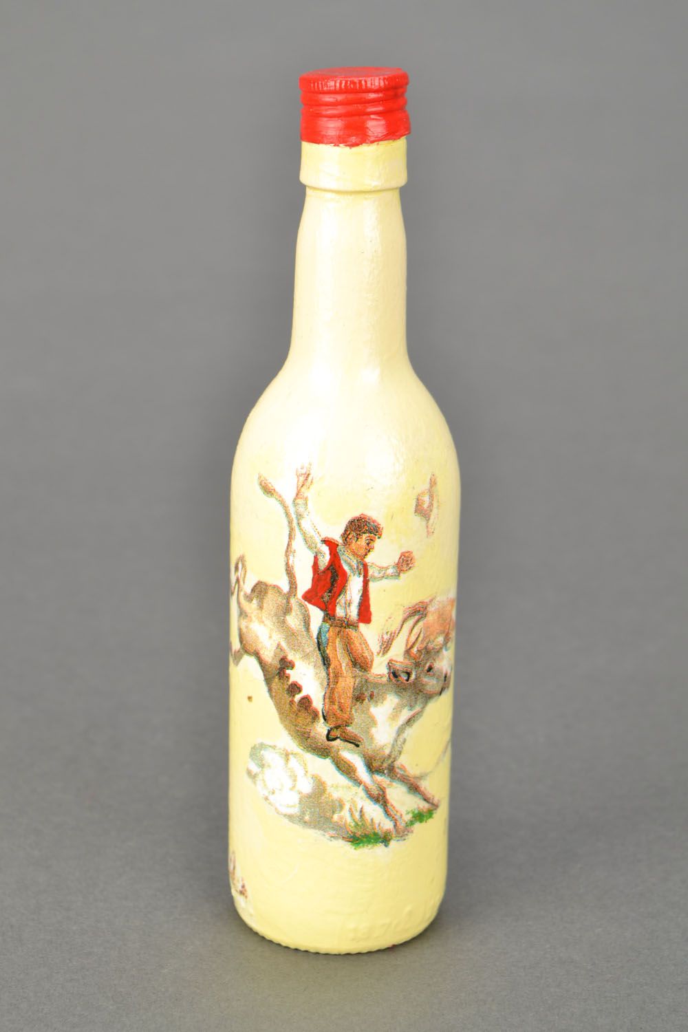 Schöne dekorative Flasche handmade foto 1