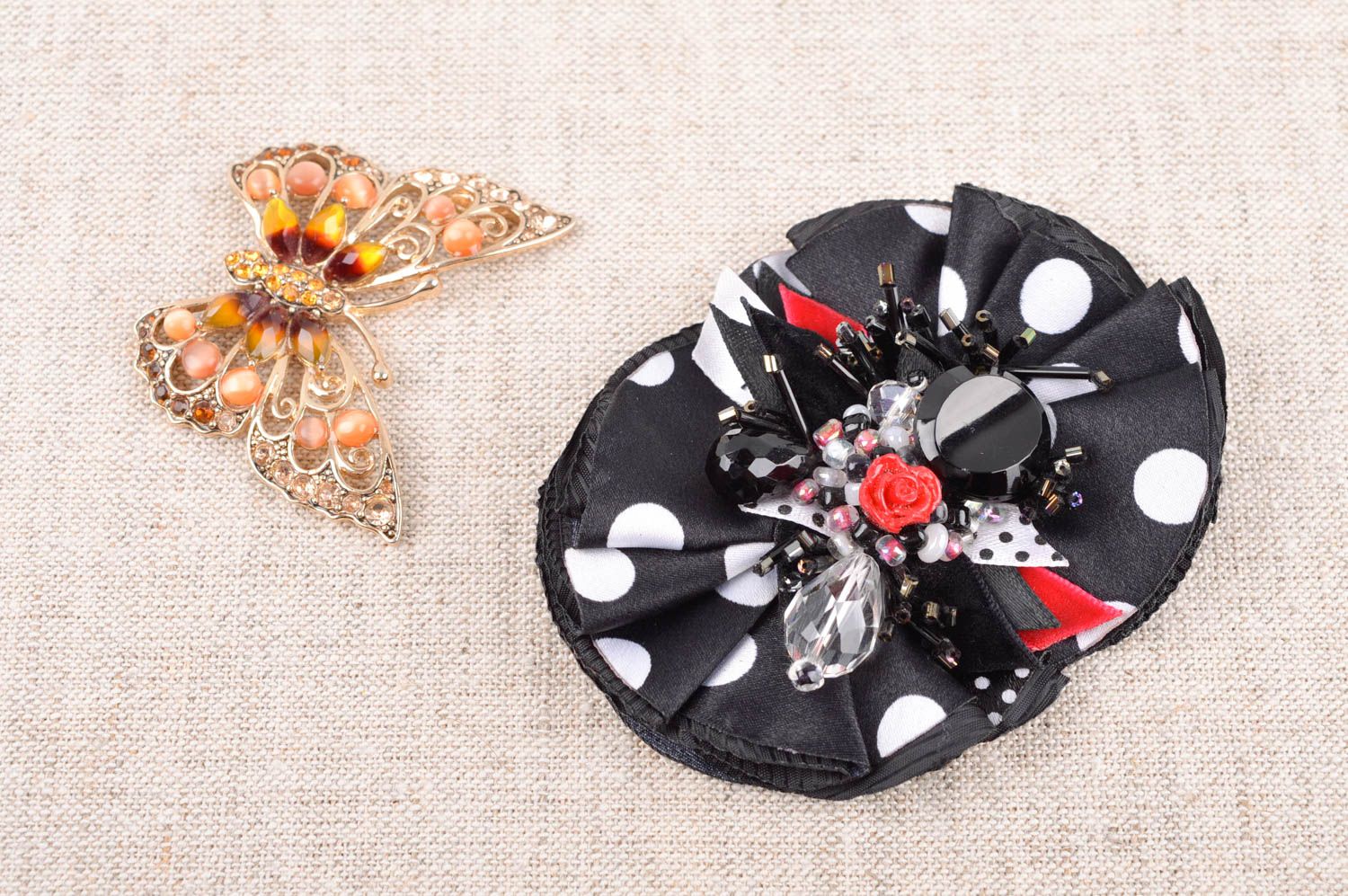 Handmade flower brooch designer accessories gifts for girlfriend brooch pin photo 1