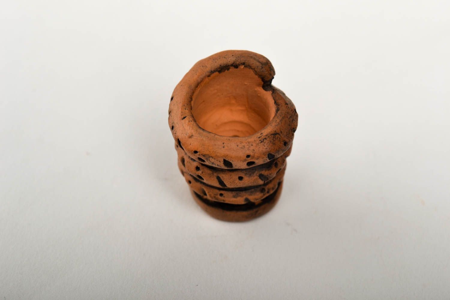 Handmade smoking souvenir designer hookah bowl ceramic thimble for smoking photo 3