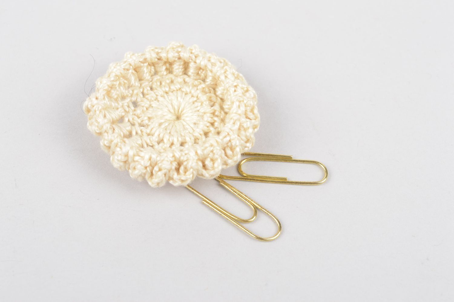Homemade jewelry findings jewelry making supplies crochet accessories brooch pin photo 5