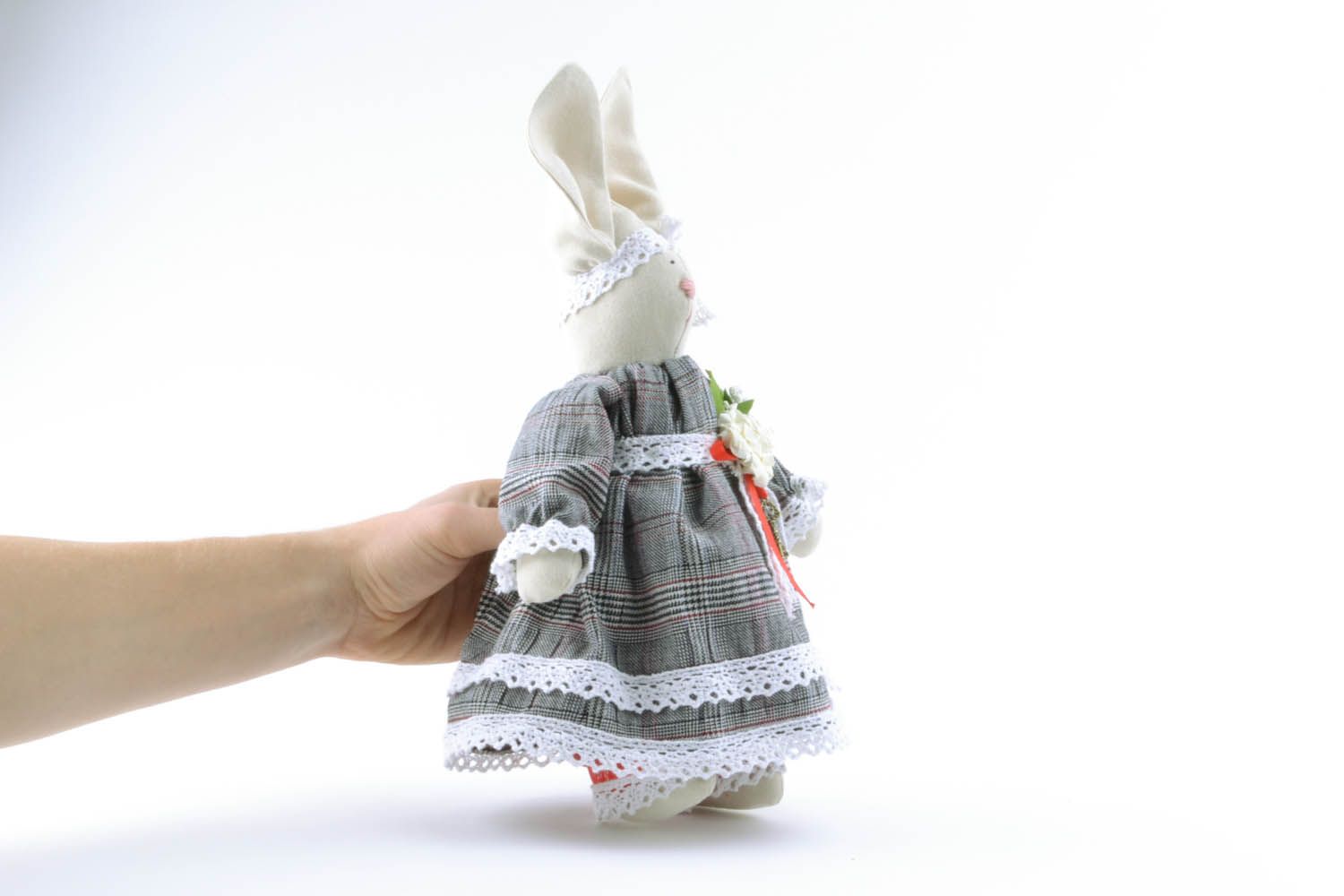 Fabric toy Hare photo 4