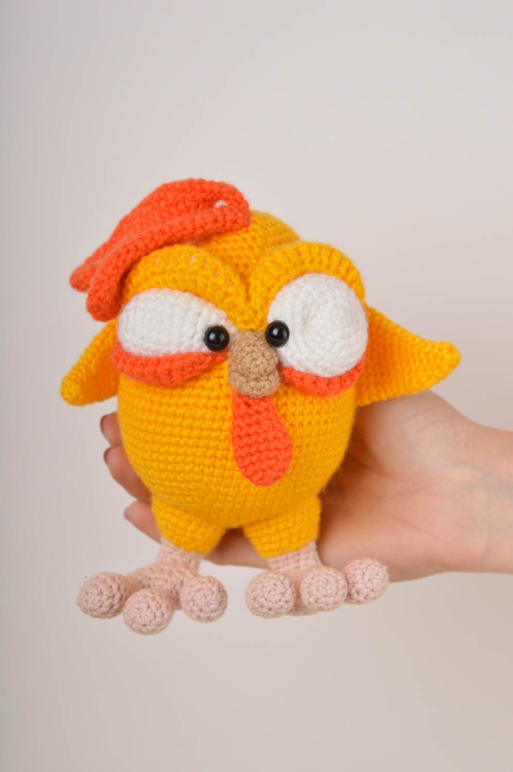 Muñeco de peluche hecho a mano juguete tejido a crochet regalo original foto 5