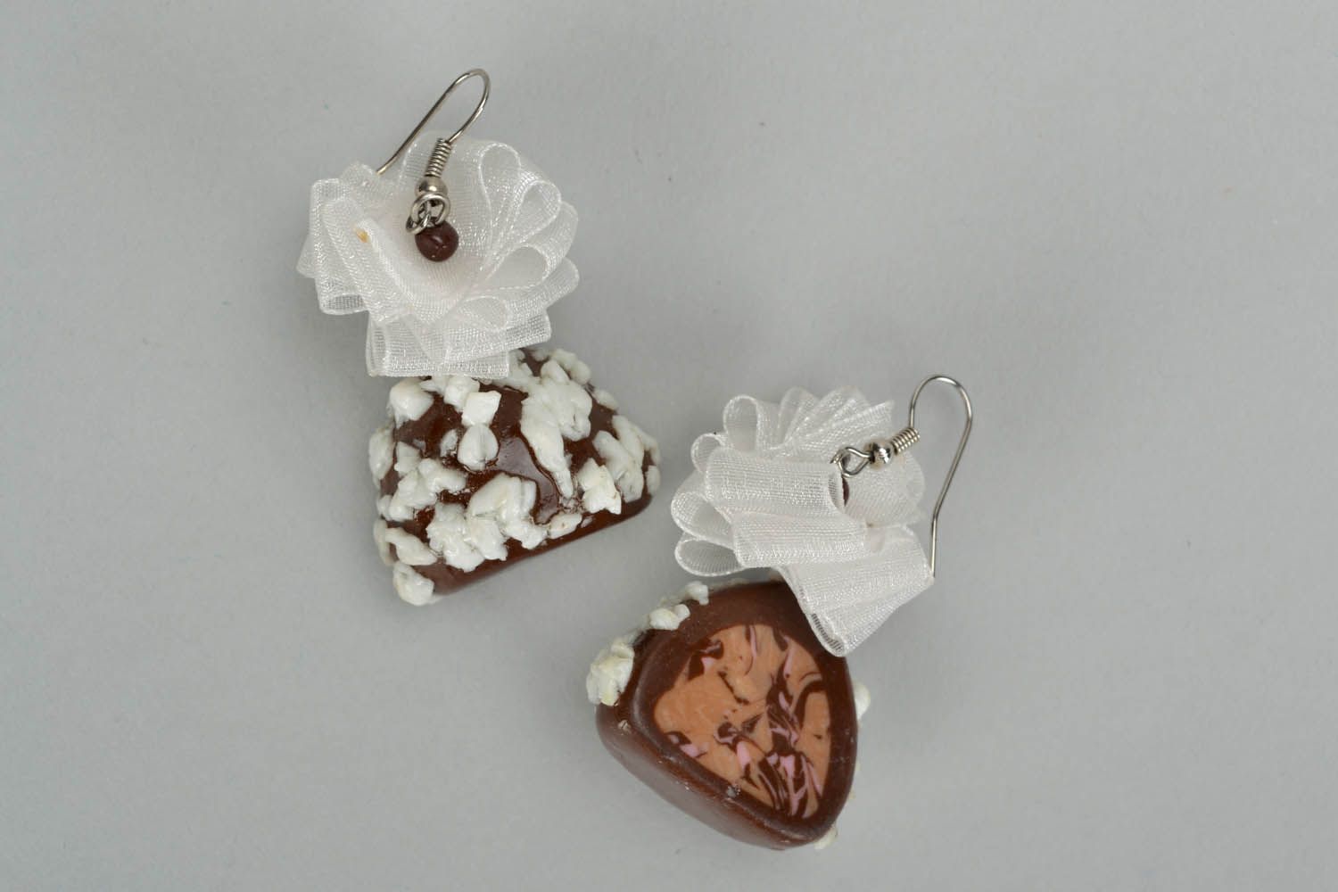 Polymer clay earrings Candy photo 3