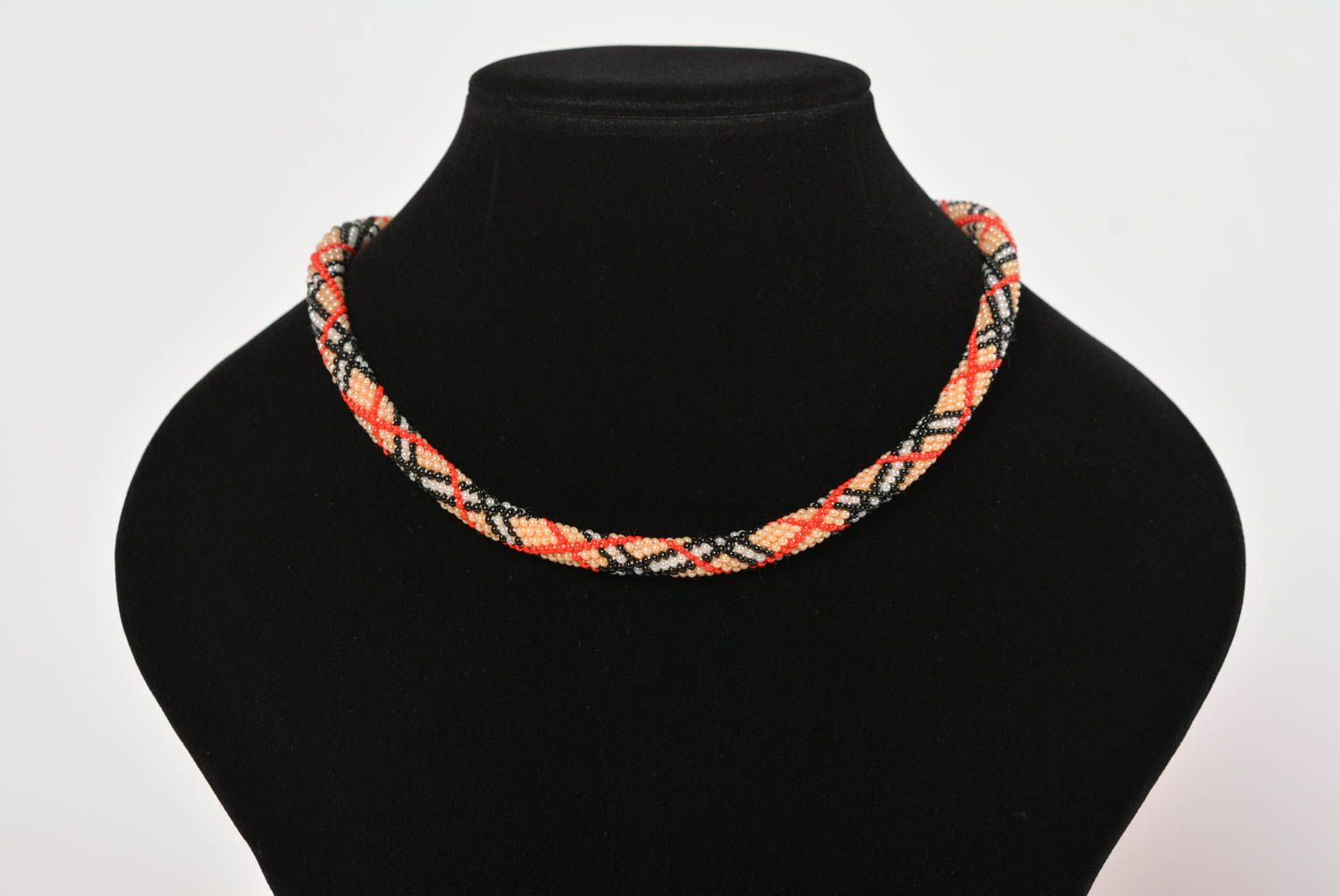 Collar de abalorios de diseño de autor bisutería artesanal regalo para mujer foto 3