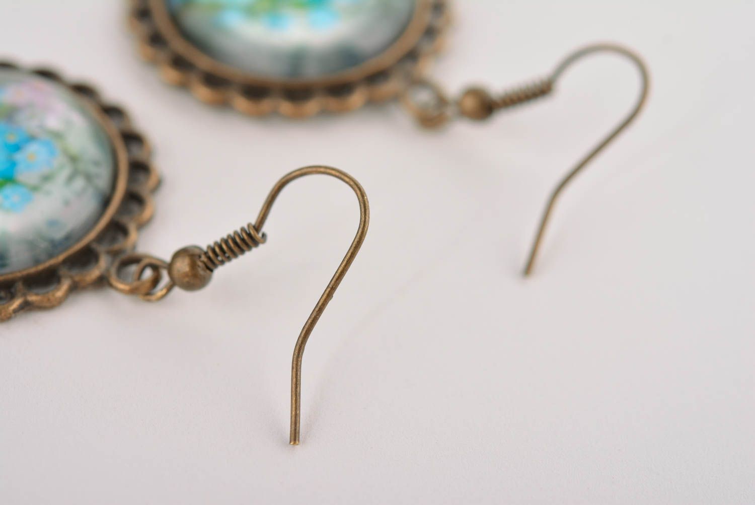 Handmade Ohrringe bunt Designer Schmuck Accessoires für Frauen Damen Ohrringe  foto 5