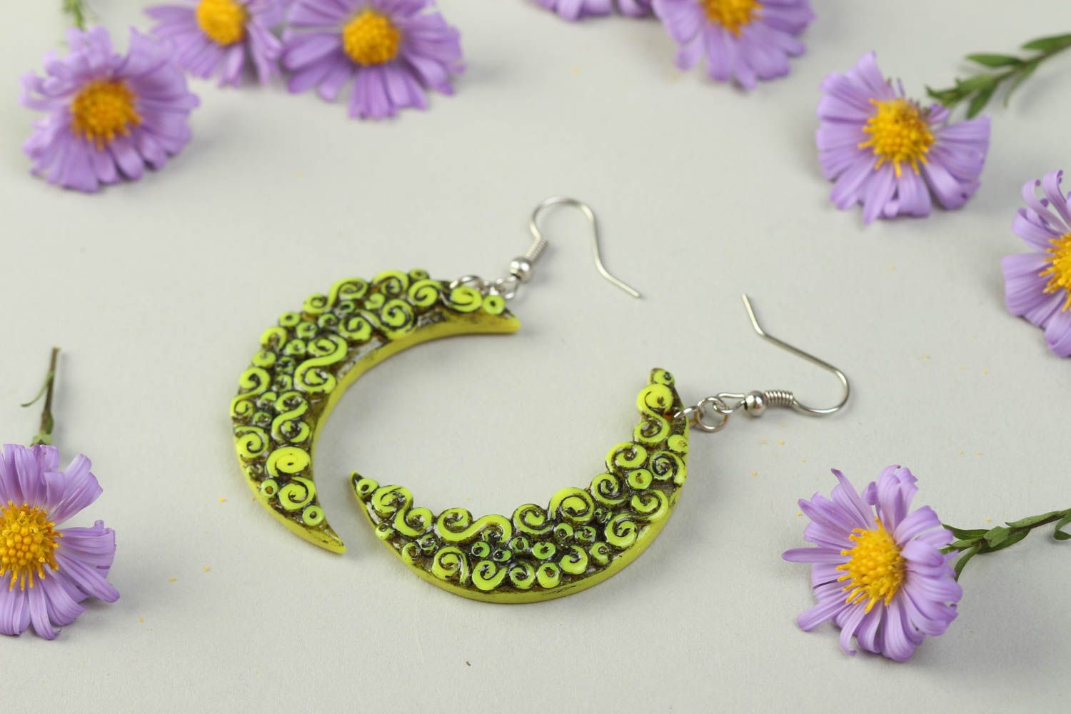 Handmade designer earrings stylish beautiful jewelry cute earrings with charms photo 1