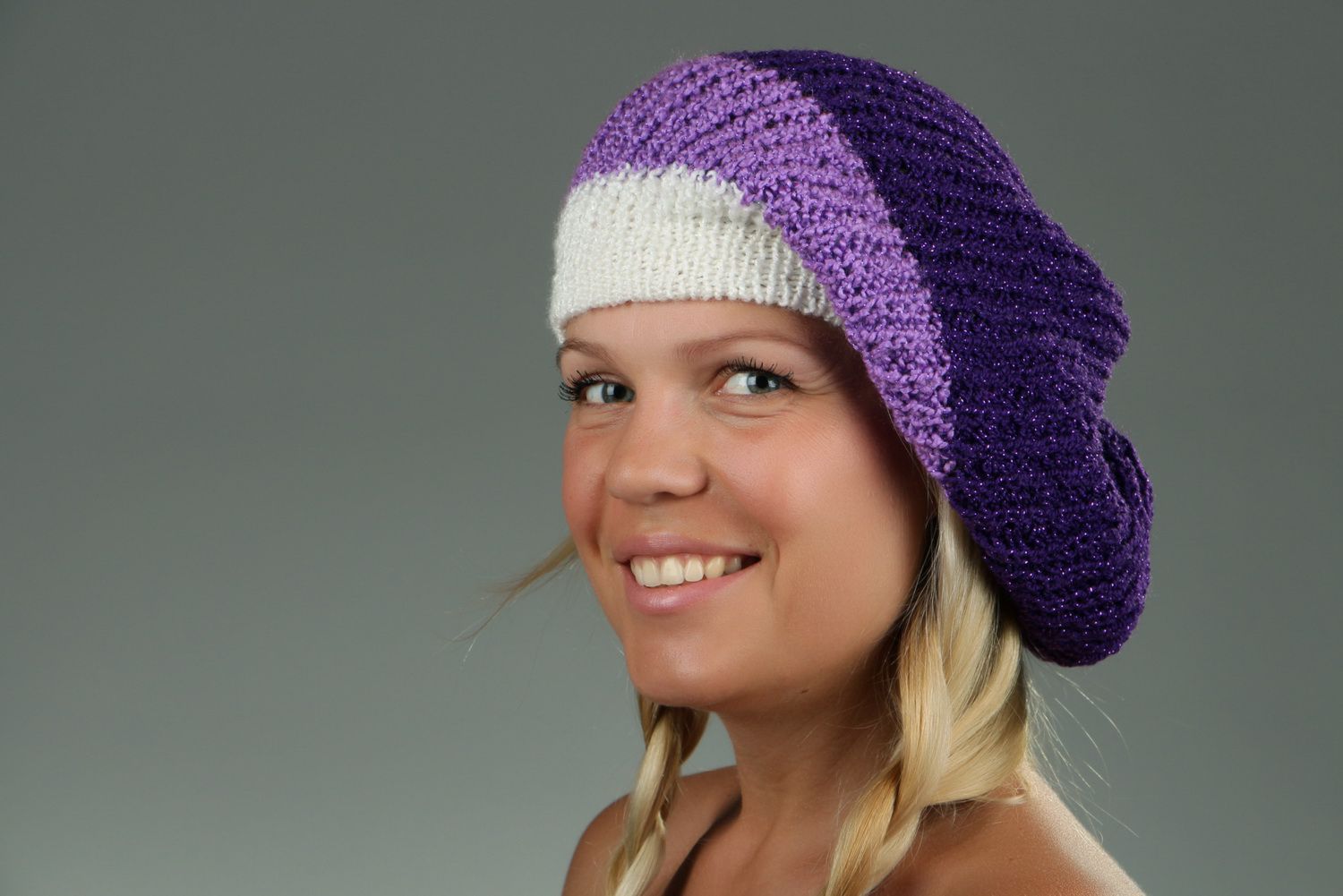 American knitted beret photo 3