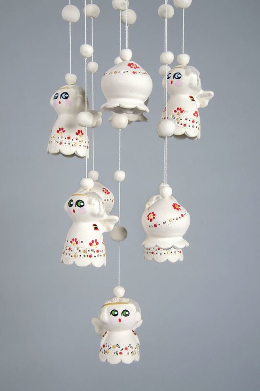 Ceramic hanging bells photo 1