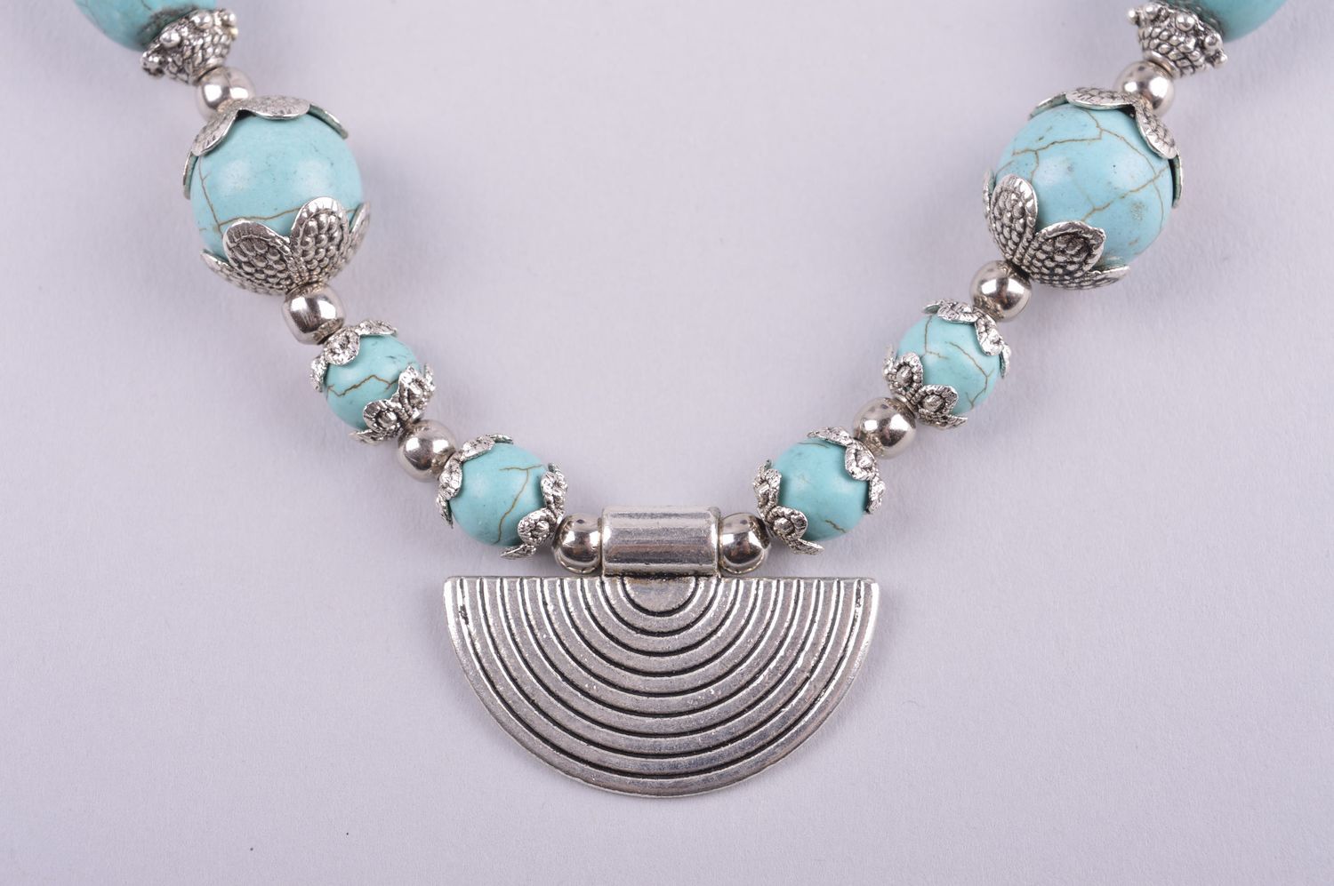 Handmade designer necklace unusual elegant necklace stunning accessory photo 4