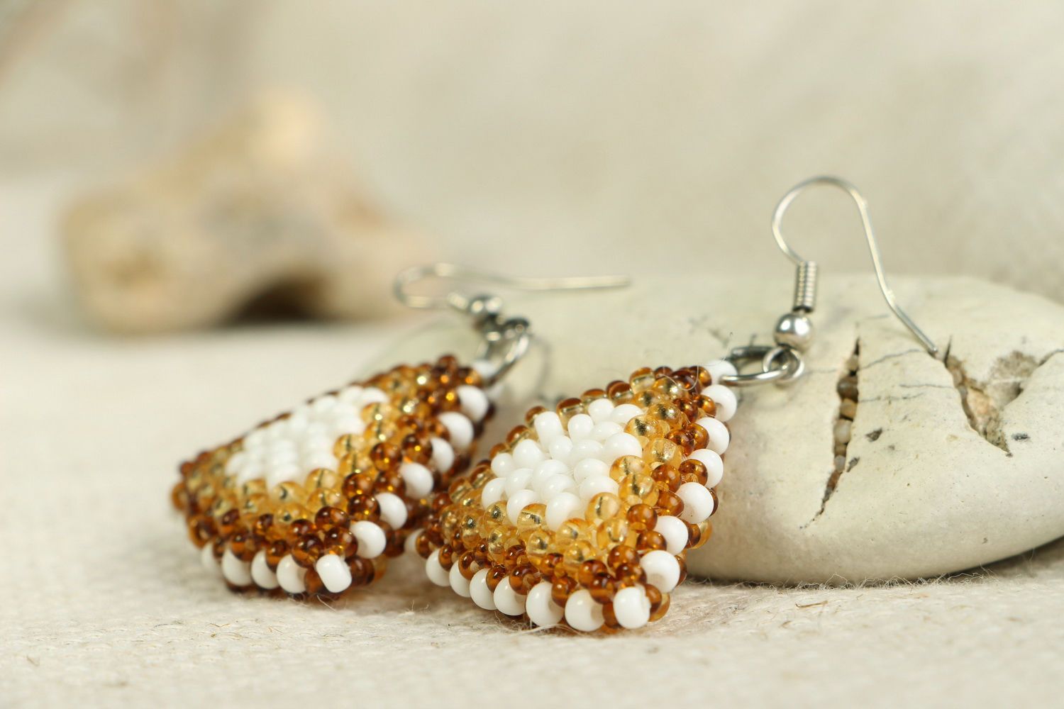 Beaded earrings Berehynia photo 3