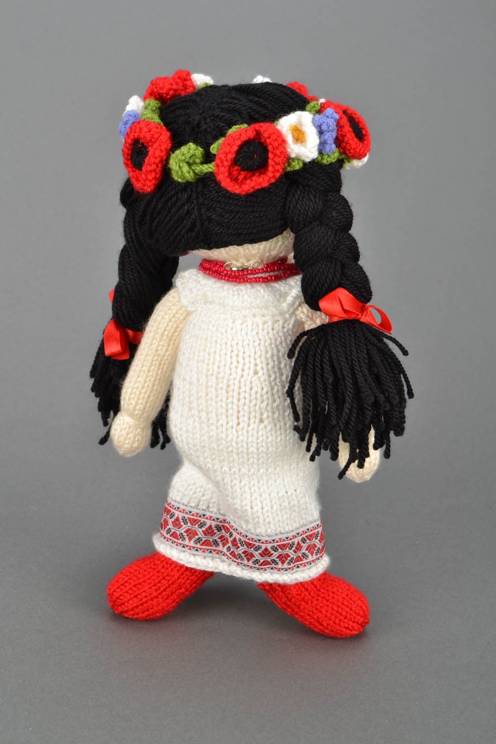 Poupée tricotée au crochet Ukrainienne artisanale  photo 4