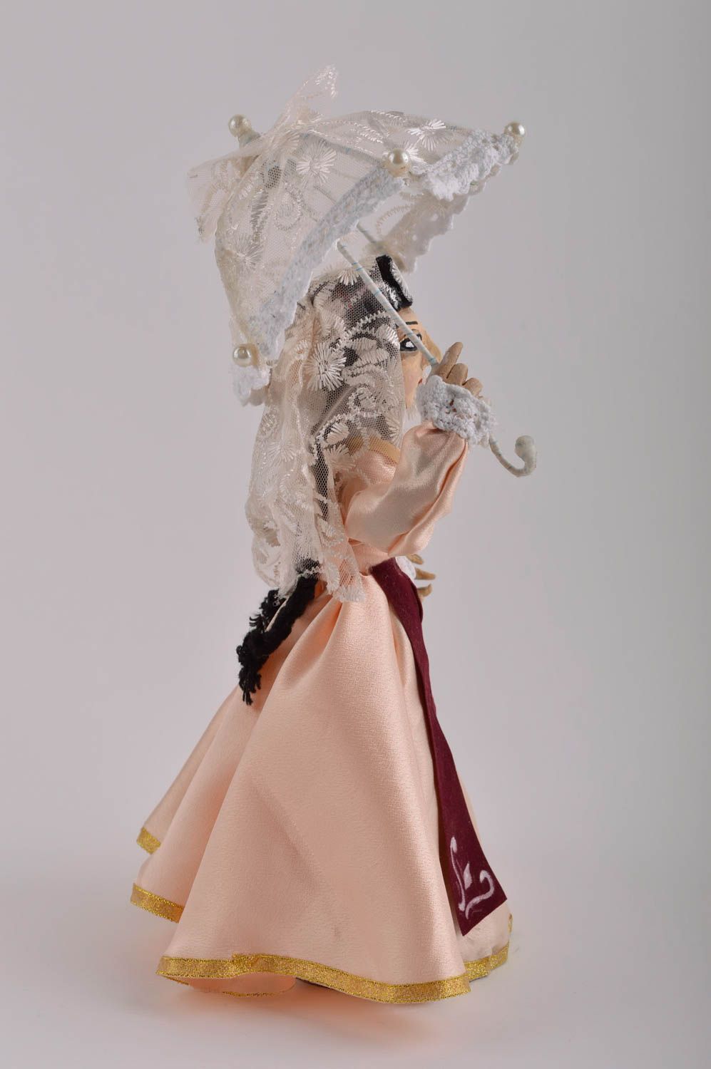 Кукла ручной работы авторская кукла для дома керамическая кукла Натали фото 3