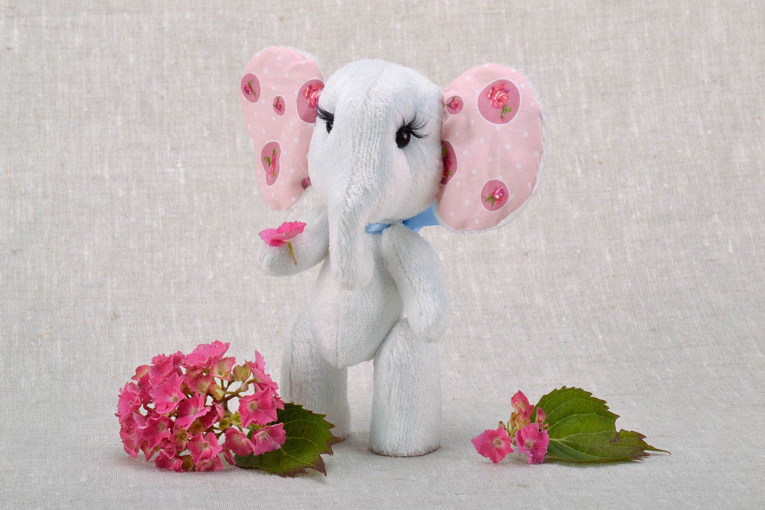 Handmade toy elephant photo 1
