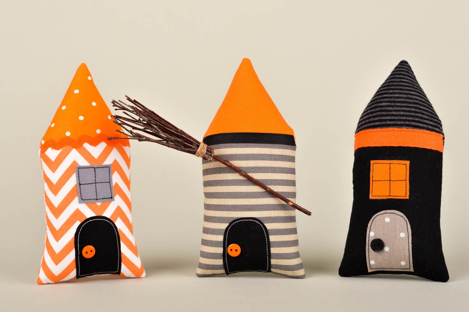 Handmade Spielzeug Haus 3 Stück Wohn Accessoires Geschenke für Kinder Halloween foto 1