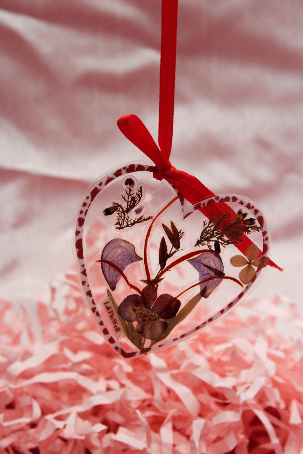Декоративное сердце хенд мейд декор для дома сердце с цветами валентинка фото 1