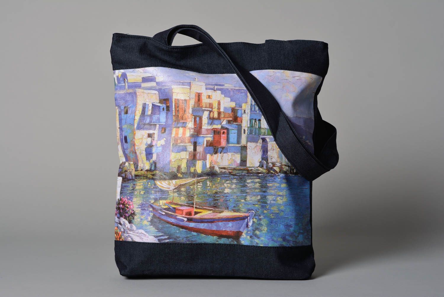Beautiful handmade fabric bag textile shoulder bag fashion accessories for girls photo 1