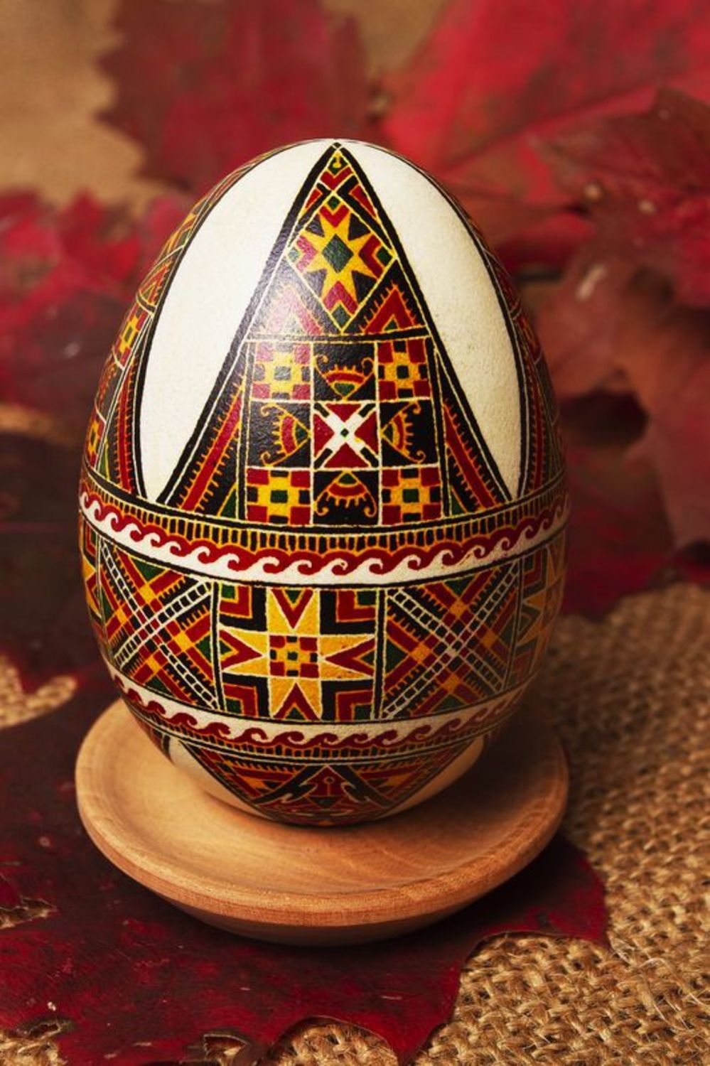 Huevo de Pascua pintado foto 1