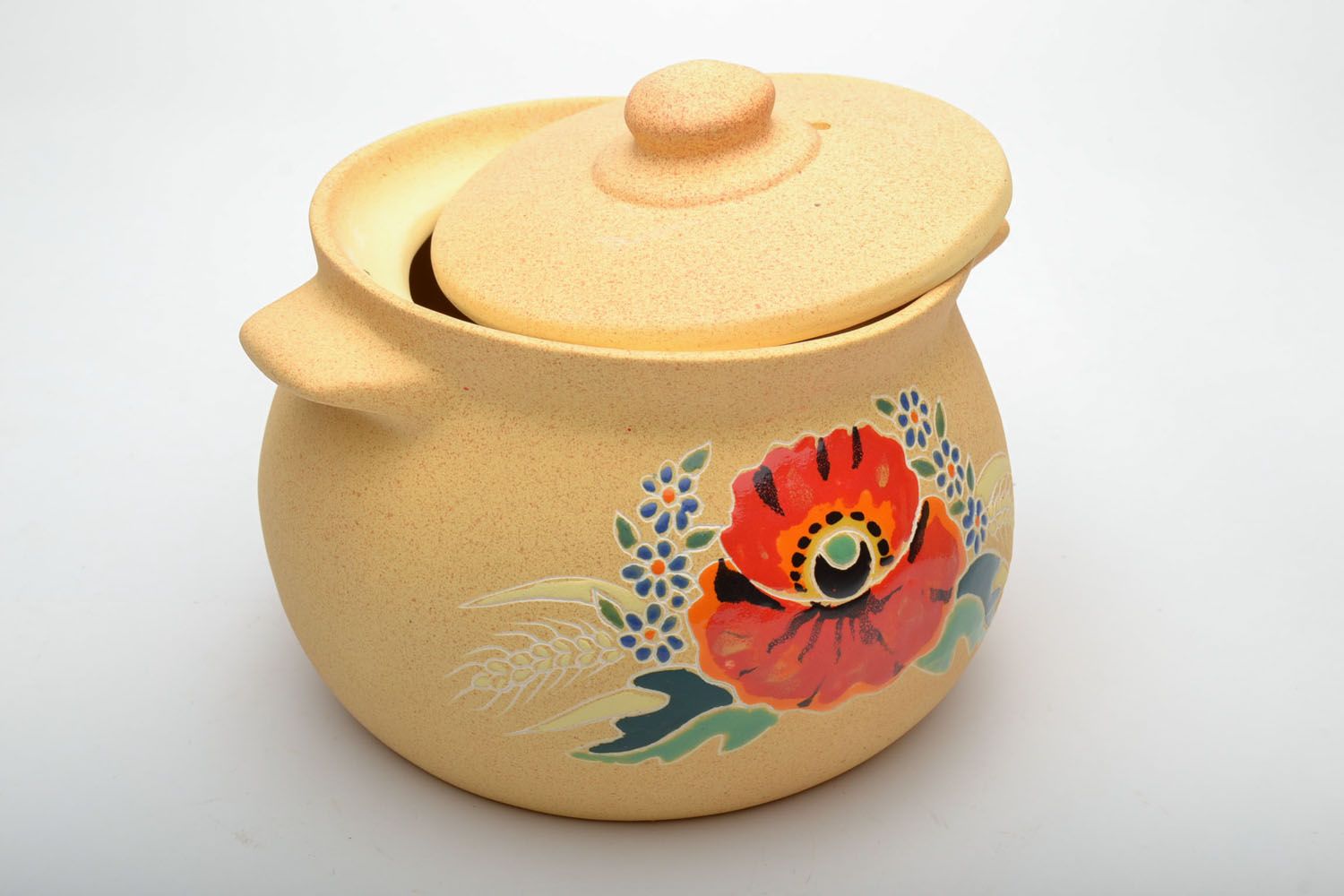 Ceramic pot with lid photo 4