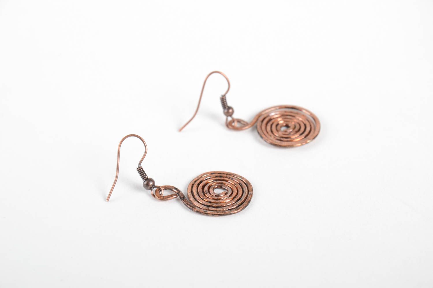 Handmade earrings stylish earrings metal jewelry designer accessories cool gifts photo 4
