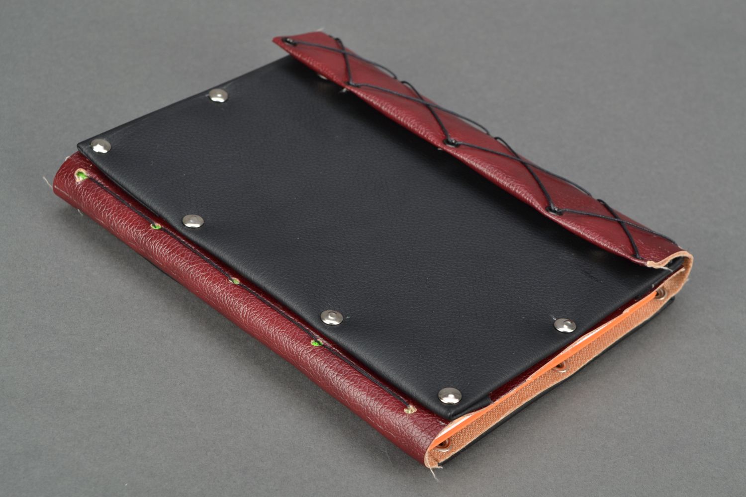 Notebook with artificial leather cover photo 3