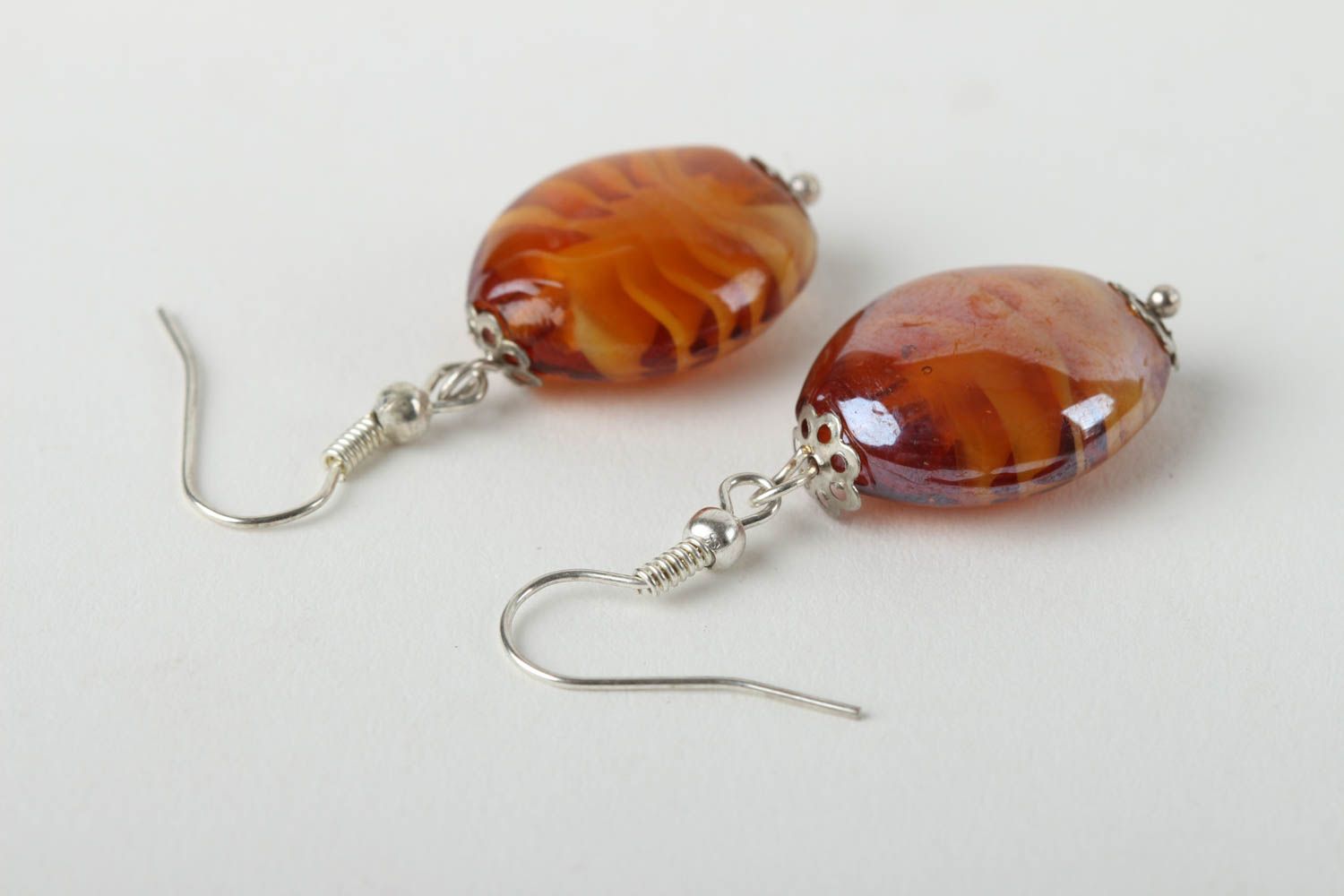 Handmade earrings designer accessory gift ideas glass jewelry unusual gift photo 4