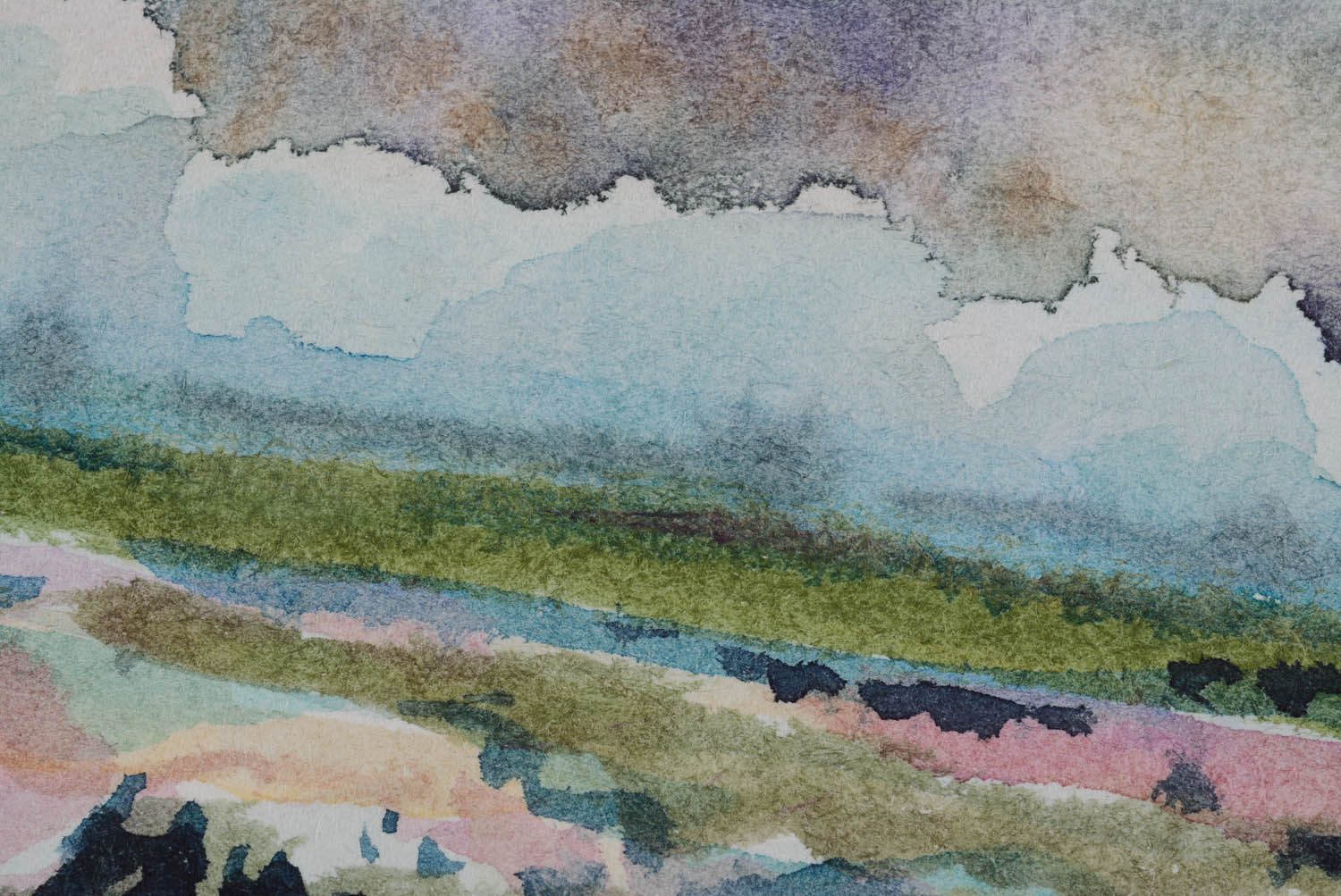 Watercolor painting The Sea photo 2