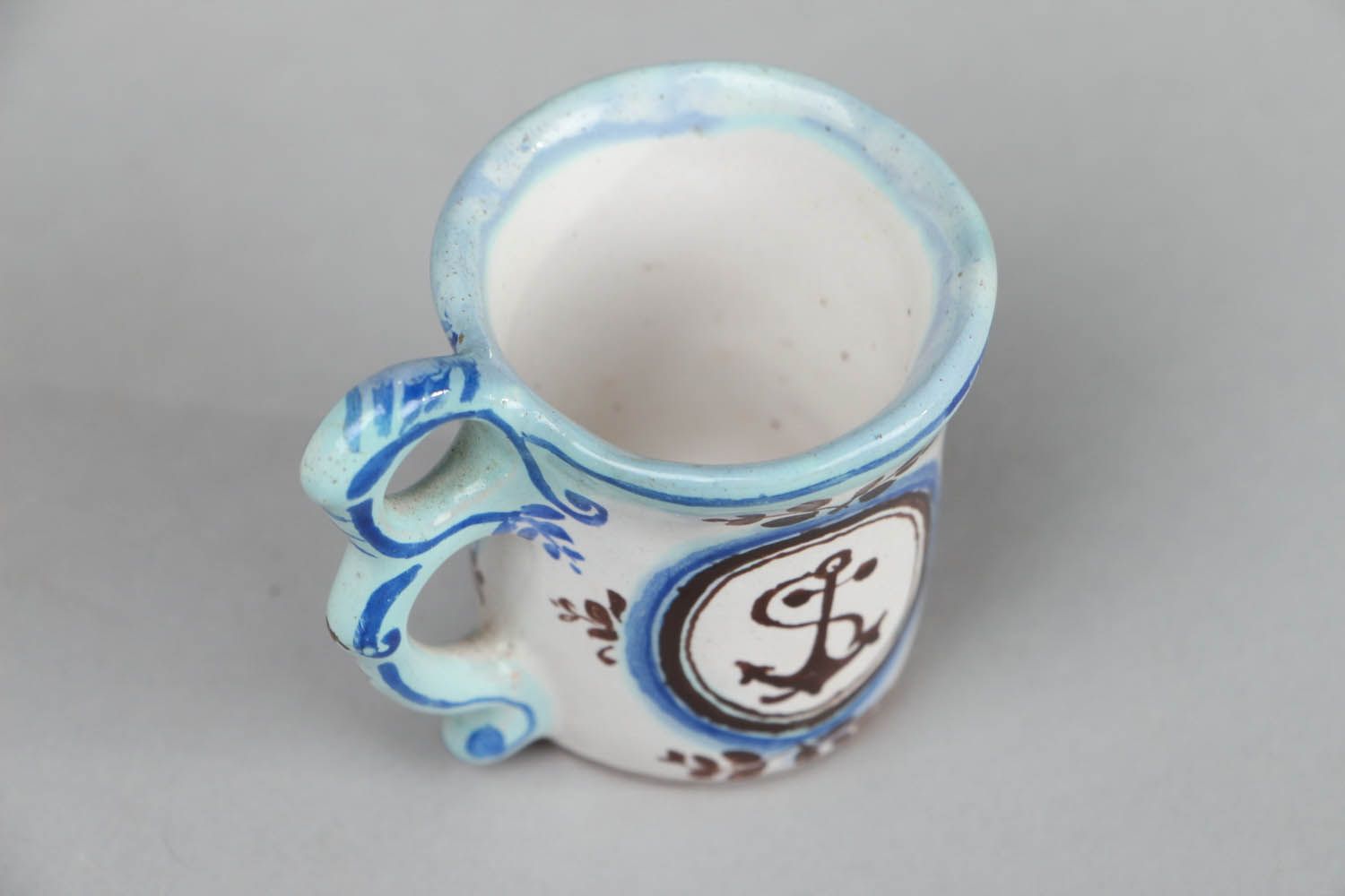 Chope en céramique miniature faite à main photo 3