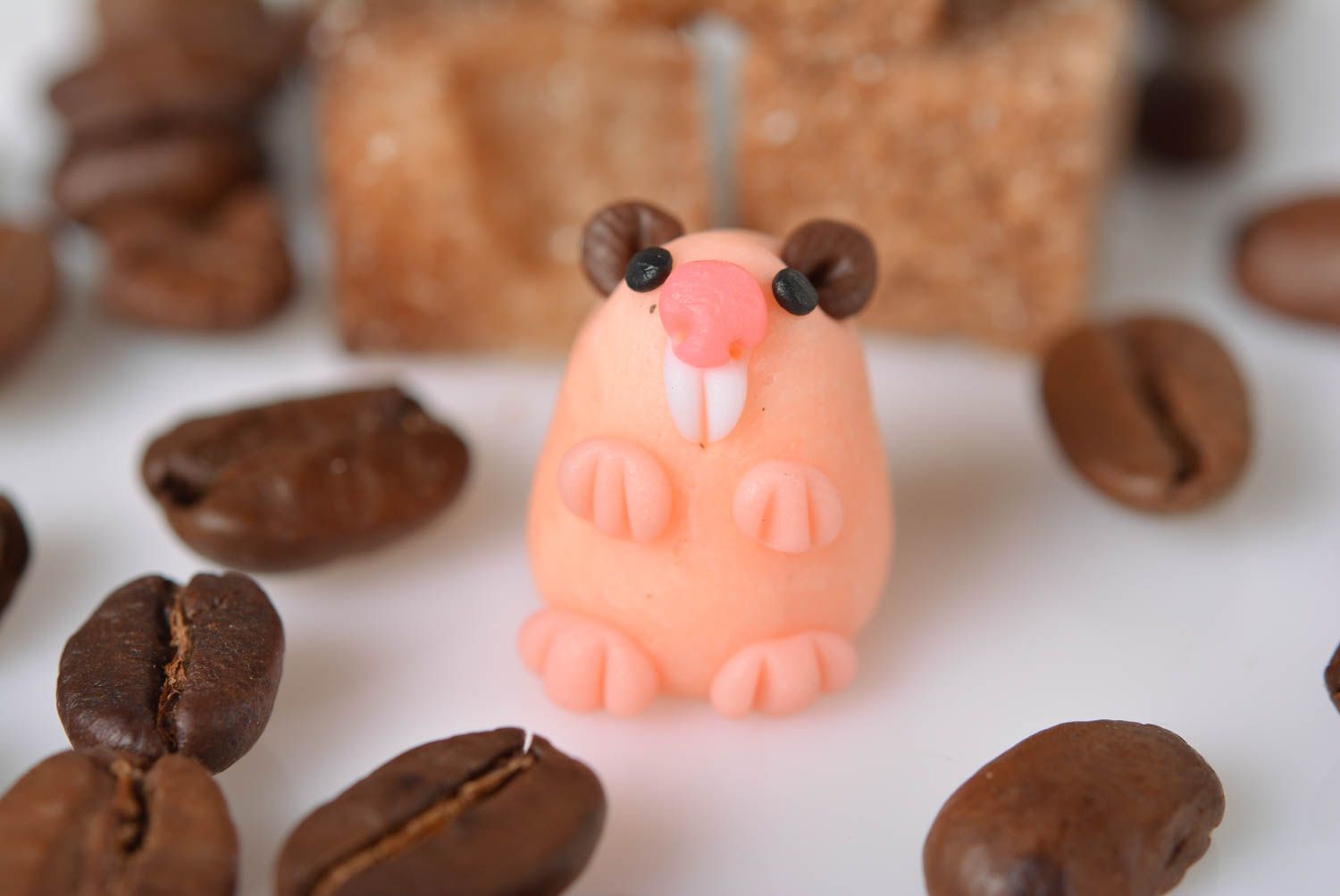 Spiel Figur handmade Hamster Spielzeug Mini Spielzeug Kinder Geschenke schön foto 2