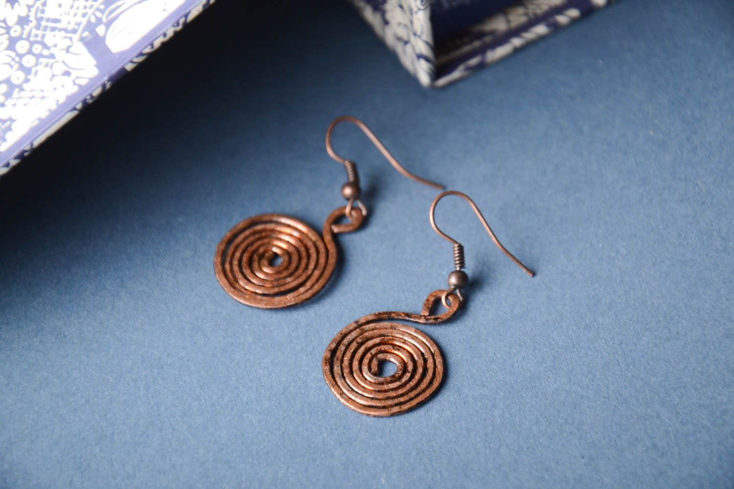 Handmade earrings stylish earrings metal jewelry designer accessories cool gifts photo 1