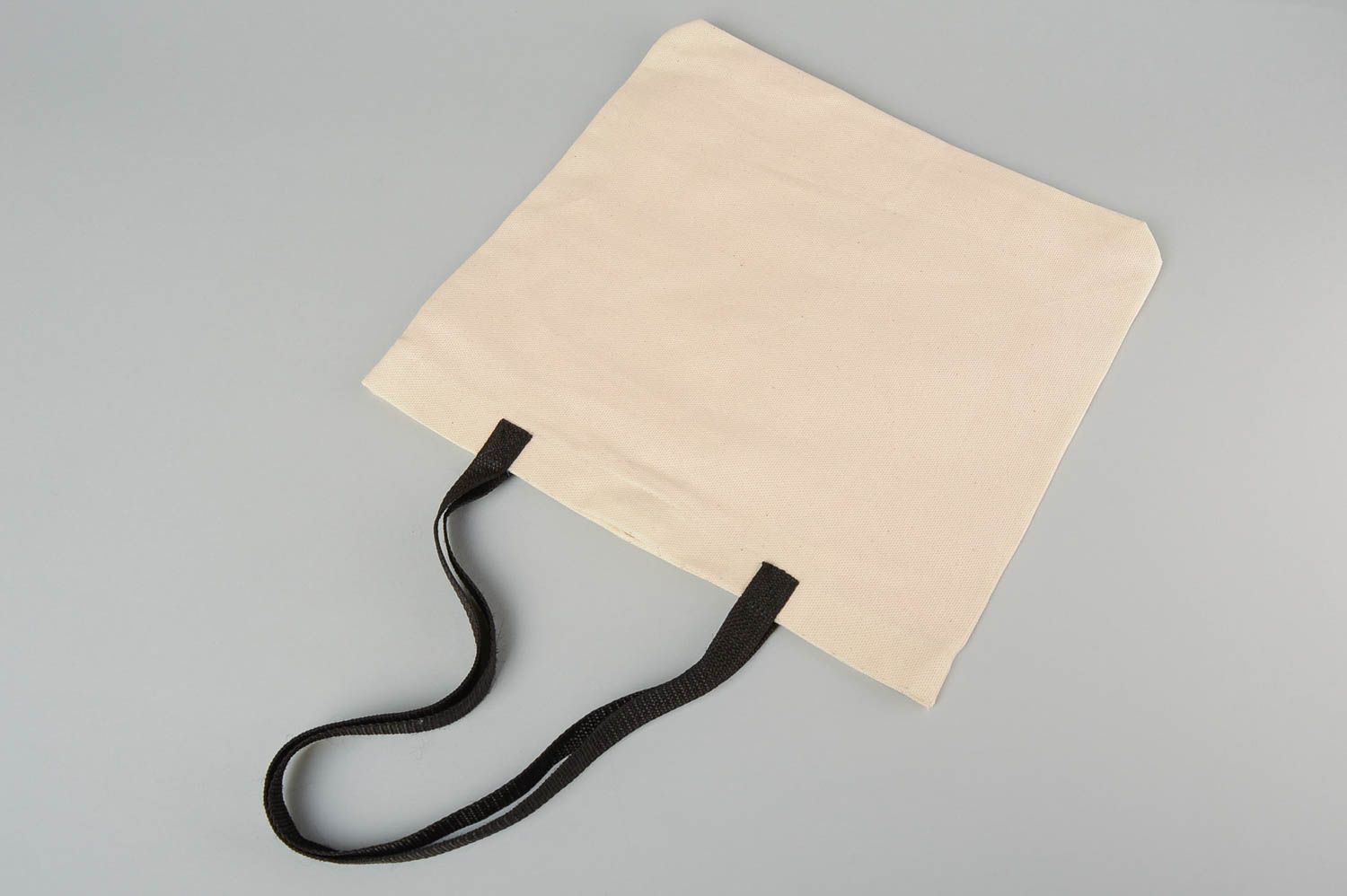 Handmade textile bag with painting designer large bag fabric shoulder bag photo 3