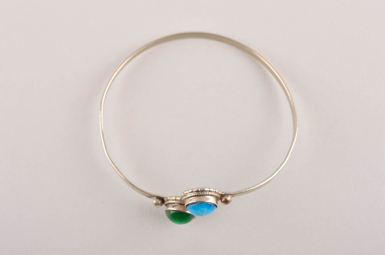 Handmade bracelet with natural stones melchior jewelry lapis lazuli bracelet photo 4