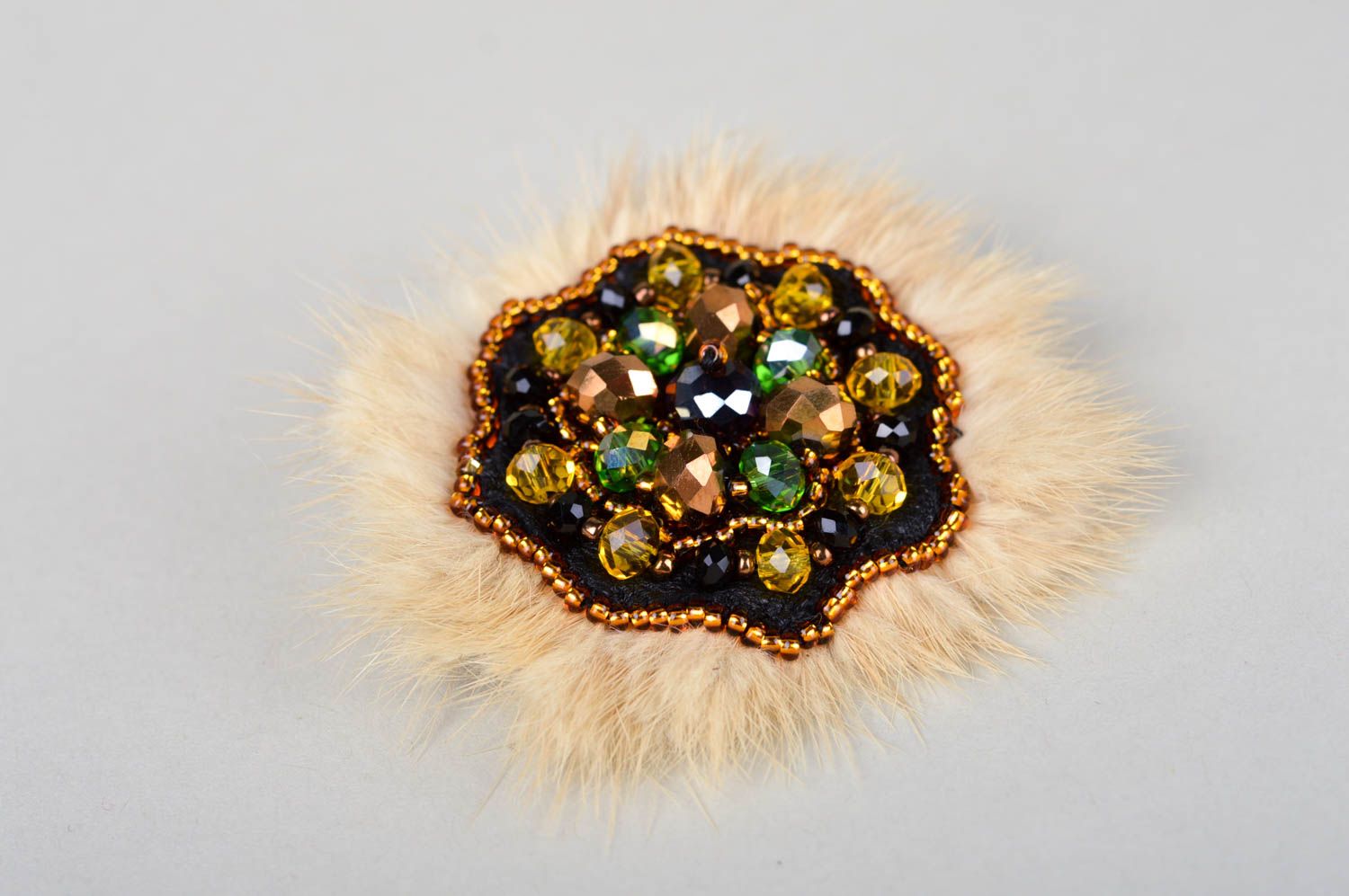 Handmade elegant brooch fashionable beautiful jewelry stylish accessory photo 1