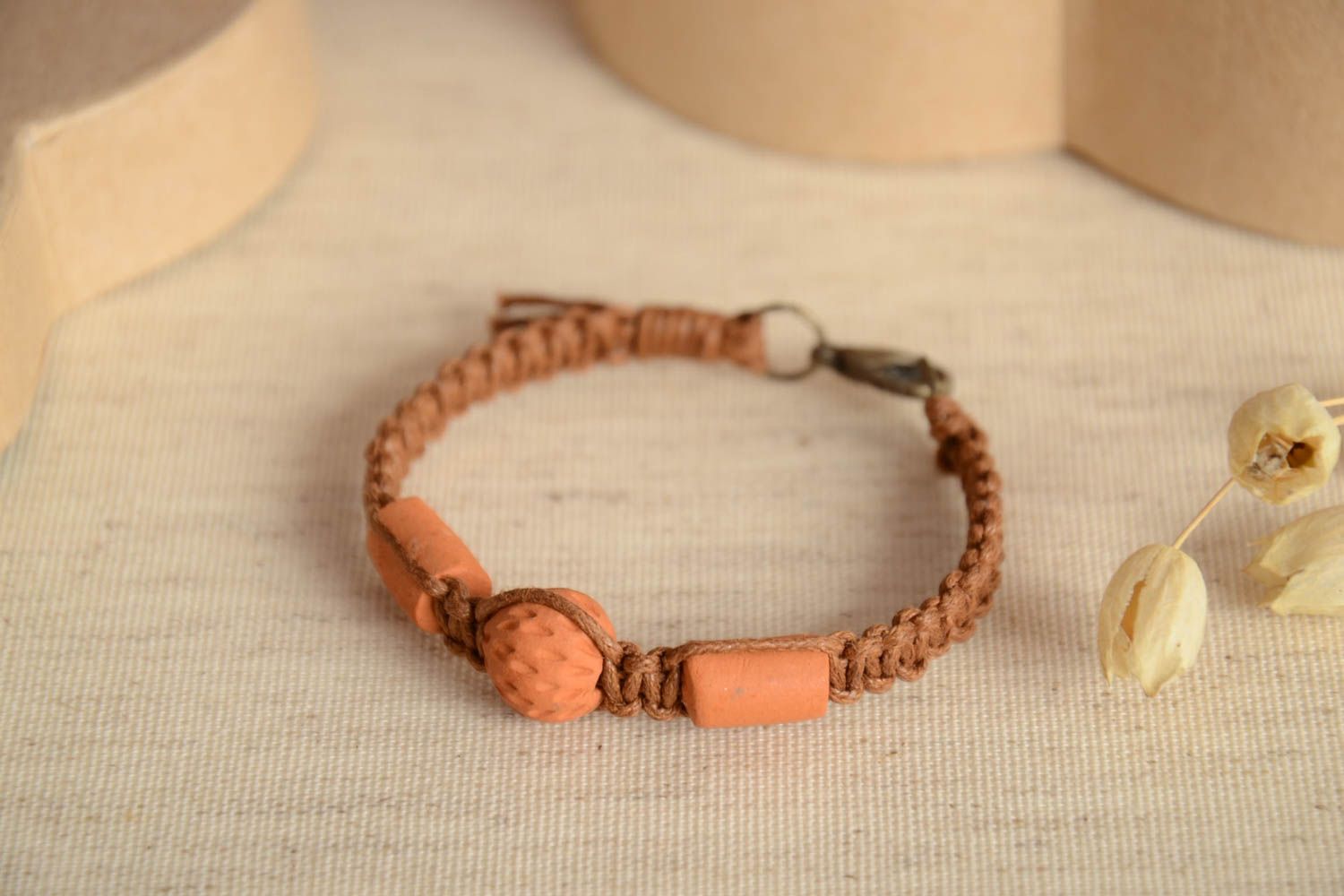 Handmade bracelet beaded bracelet designer jewelry unusual accessory gift ideas photo 2