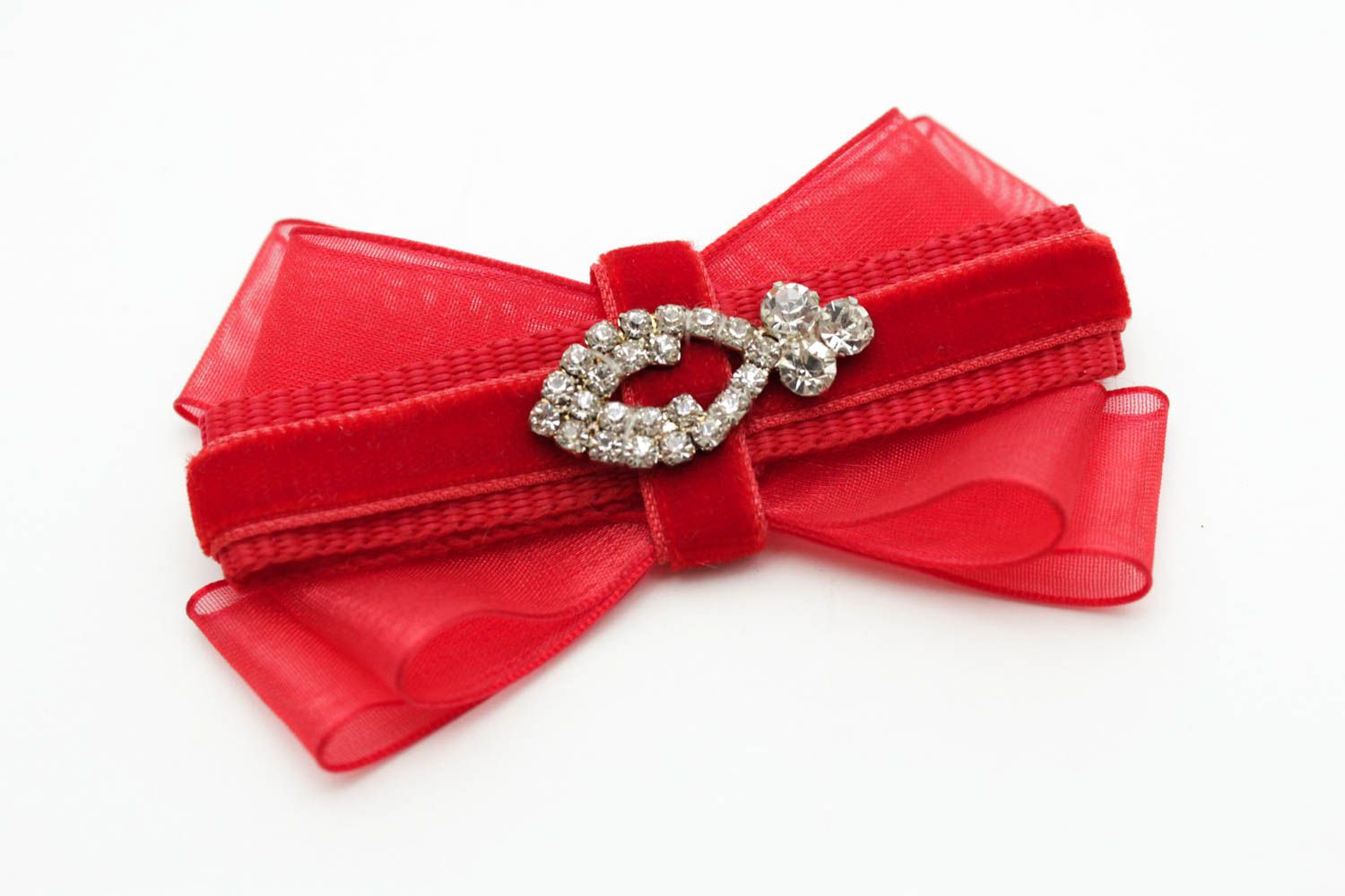 Designer brooch handmade fabric brooch present for women fashion jewelry photo 3