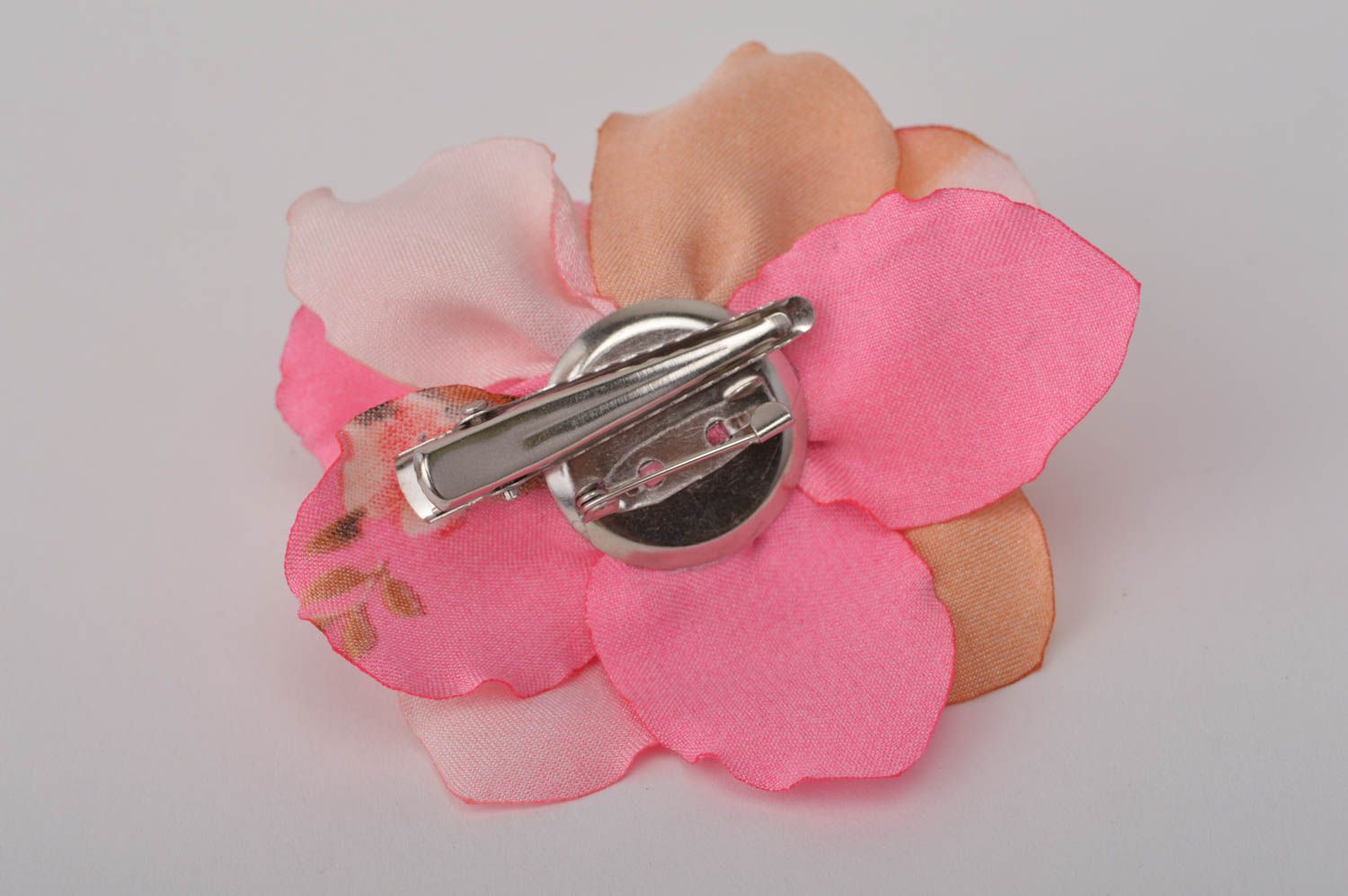 Hair accessories for women flower hair clip brooch handmade designer jewelry photo 10